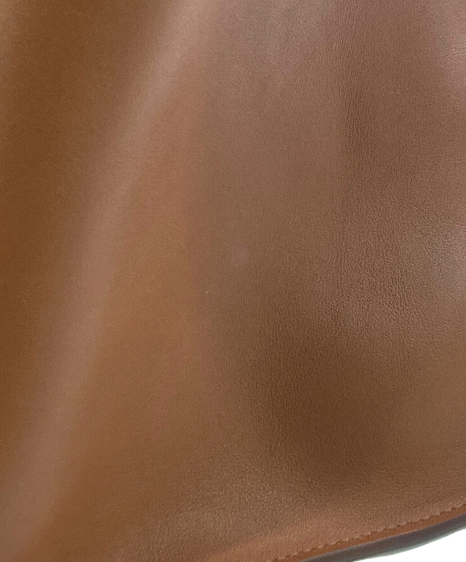中古・古着通販】CELINE (セリーヌ) レザーハンドバッグ ブラウン