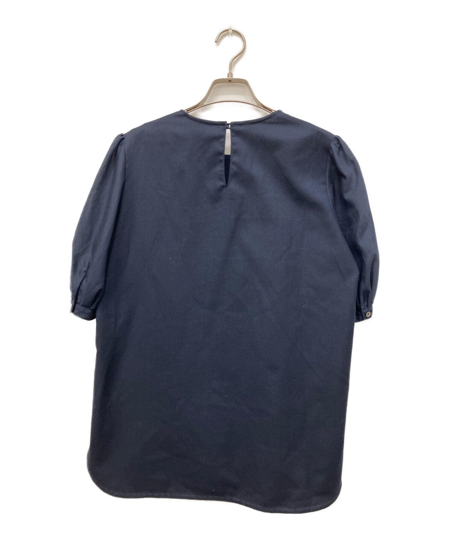 中古・古着通販】M・Fil (エムフィル) 半袖パフスリーブブラウス 