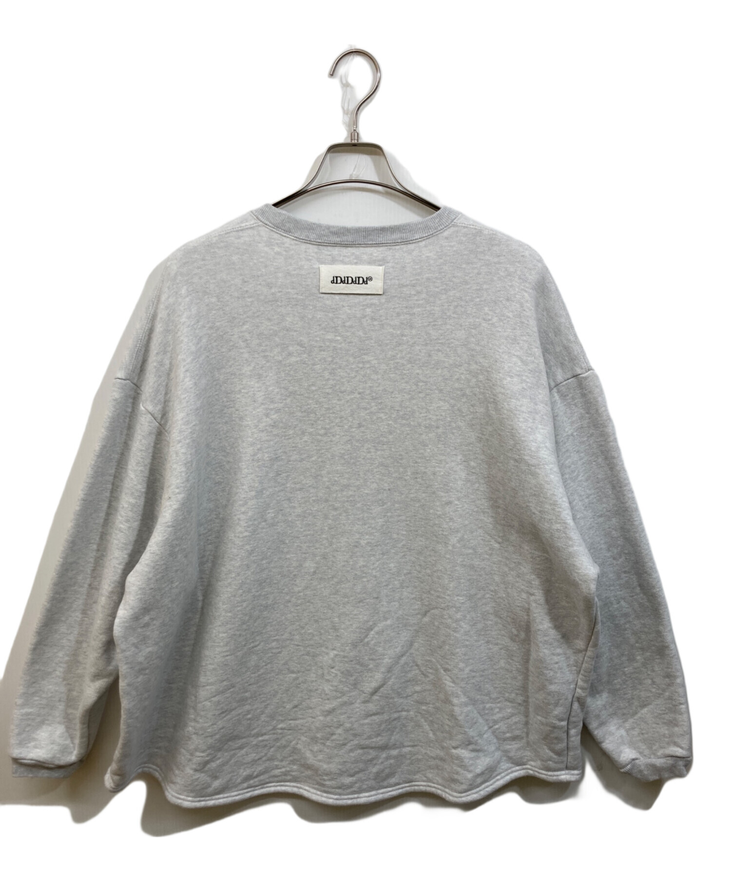 中古・古着通販】dDdDdDd (デー) SUPER BIG CREW SWEAT グレー サイズ 