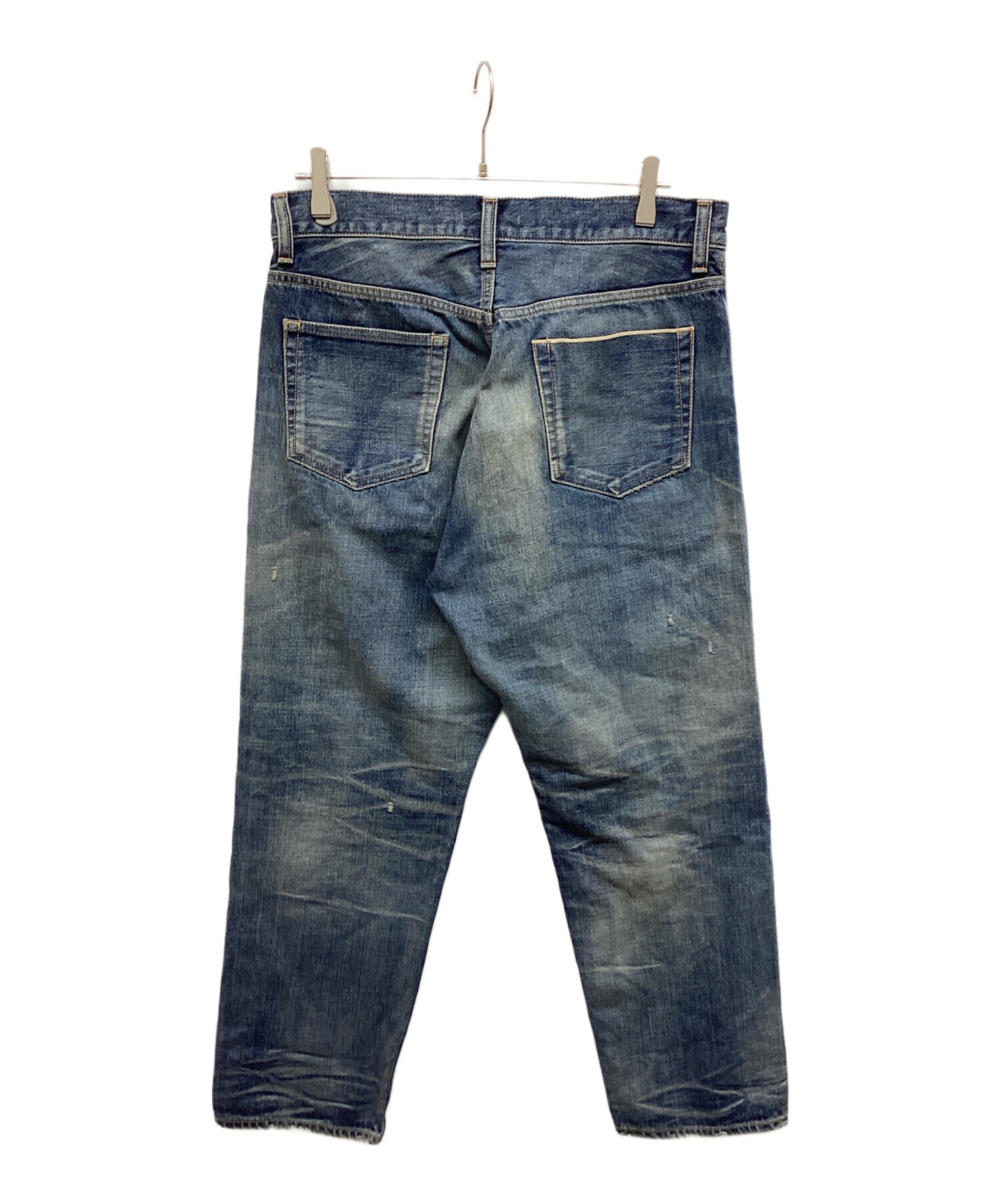 uniform experimentダメージデニム　インディゴ 中古・古着通販】uniform experiment (ユニフォームエクスペリメント