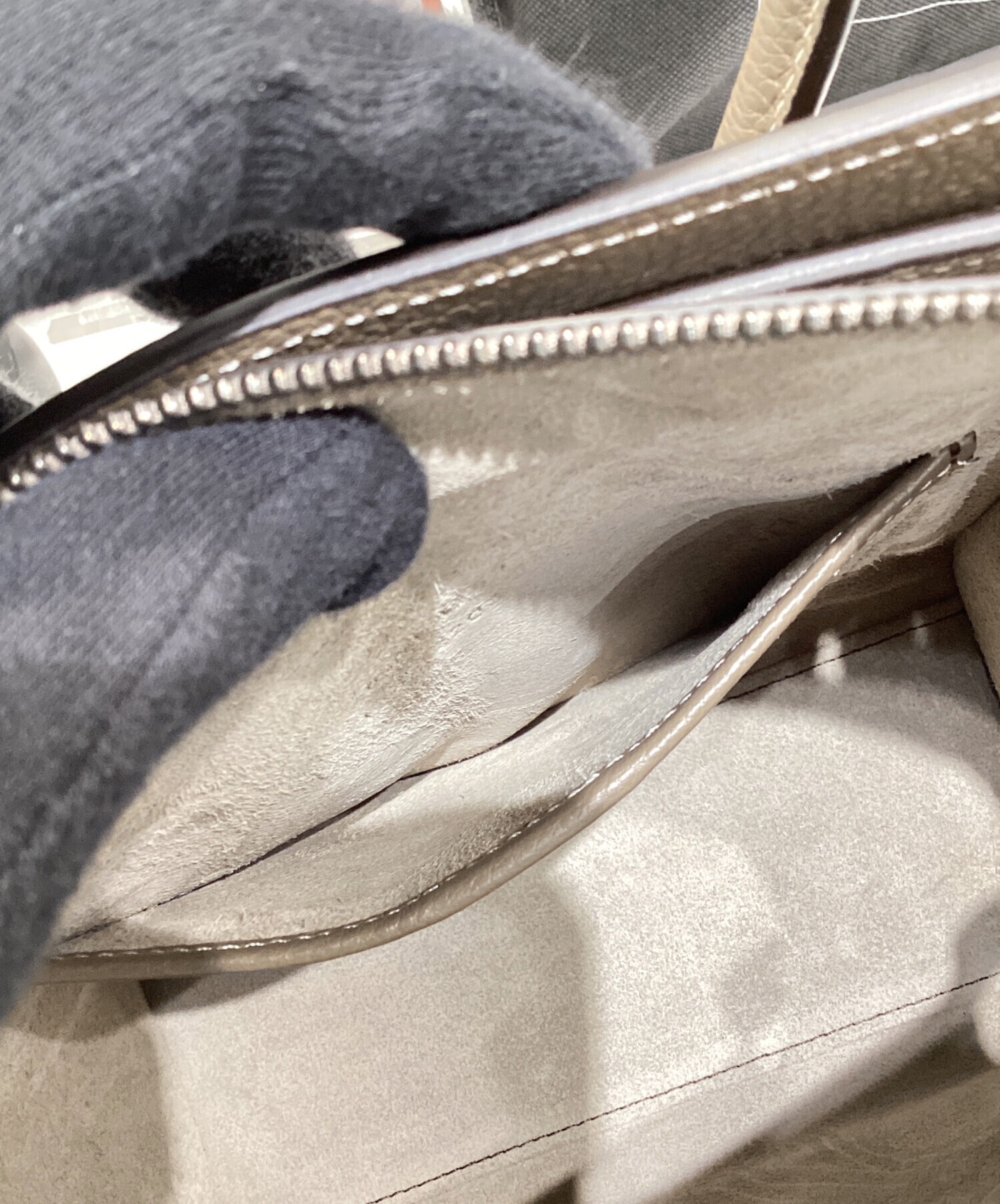 値下げ）CELINE Luggage Nano グレージュ ハンドバッグ 【公式通販】