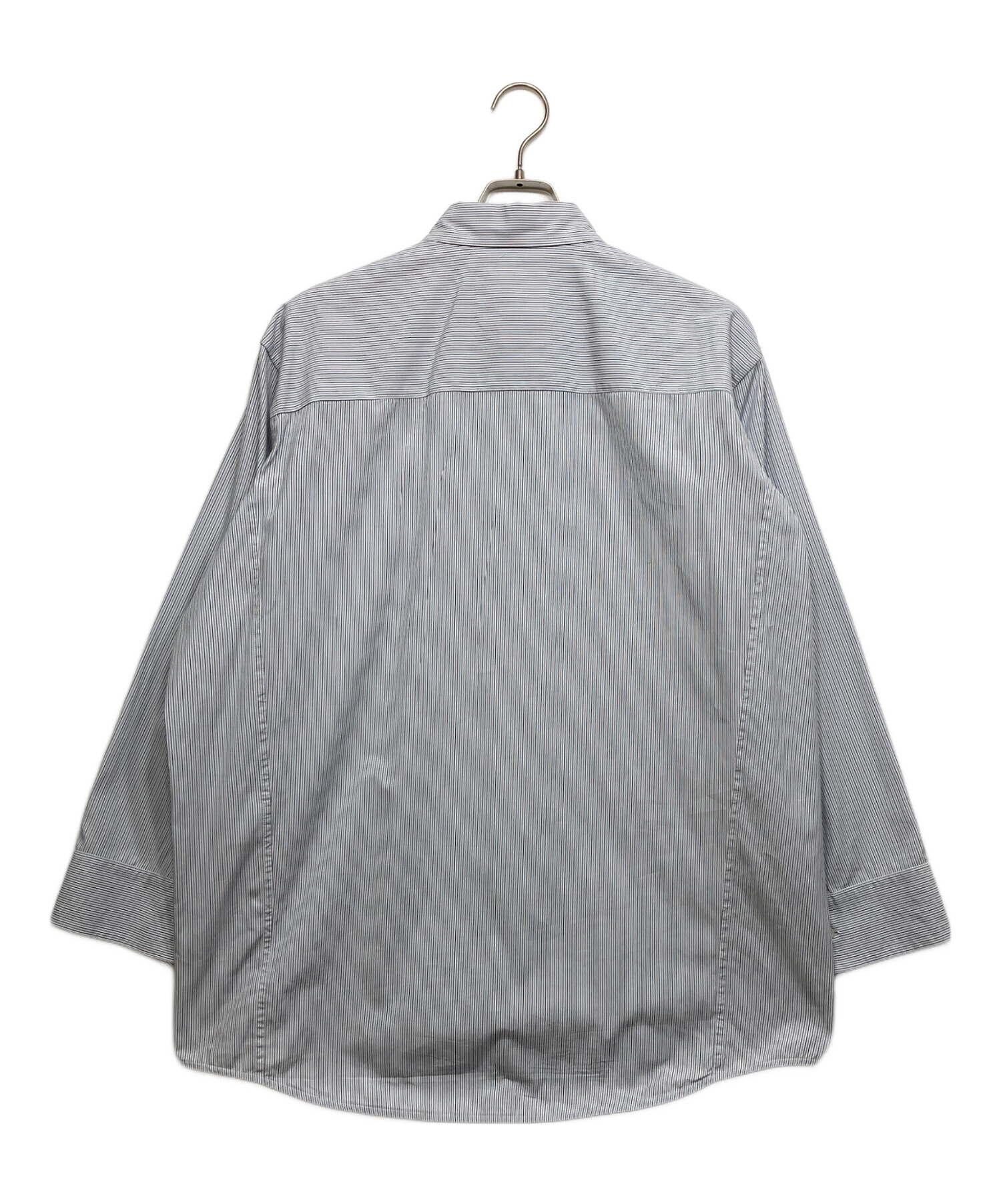 中古・古着通販】JIL SANDER (ジルサンダー) ストライプシャツ ブルー