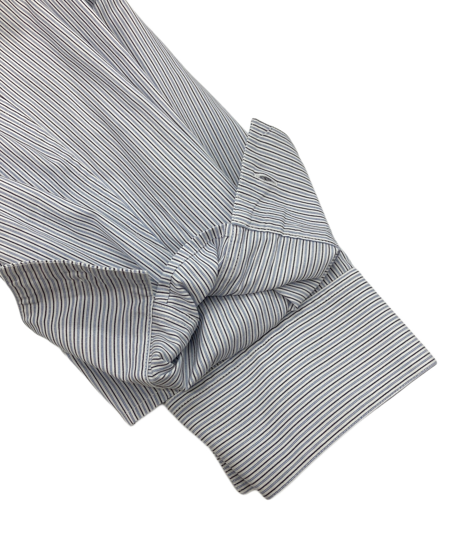中古・古着通販】JIL SANDER (ジルサンダー) ストライプシャツ ブルー
