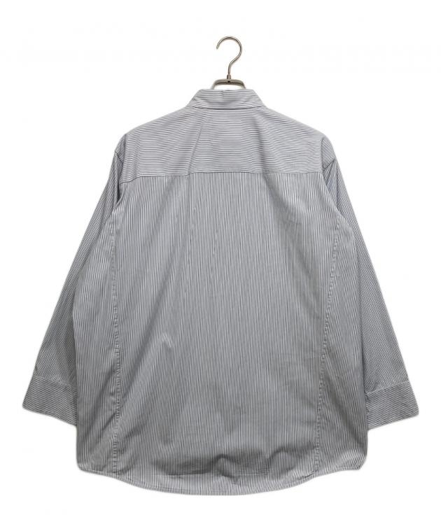 中古・古着通販】JIL SANDER (ジルサンダー) ストライプシャツ ブルー