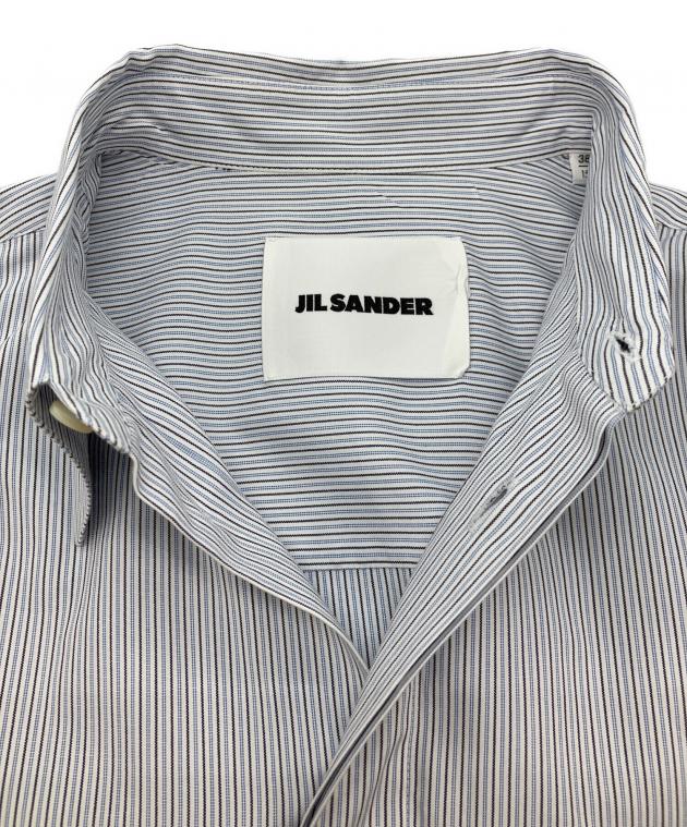 中古・古着通販】JIL SANDER (ジルサンダー) ストライプシャツ ブルー