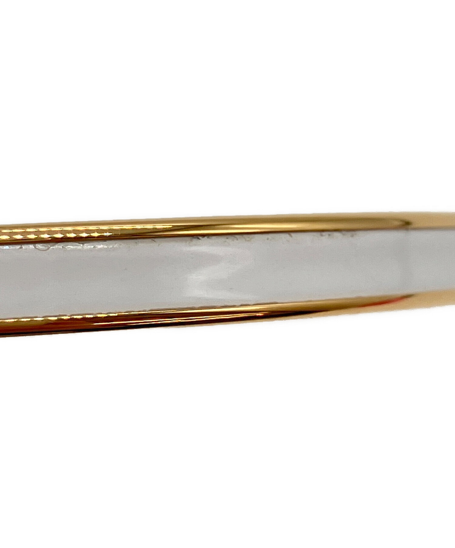 中古・古着通販】HERMES (エルメス) エナメルブレスレット ホワイト