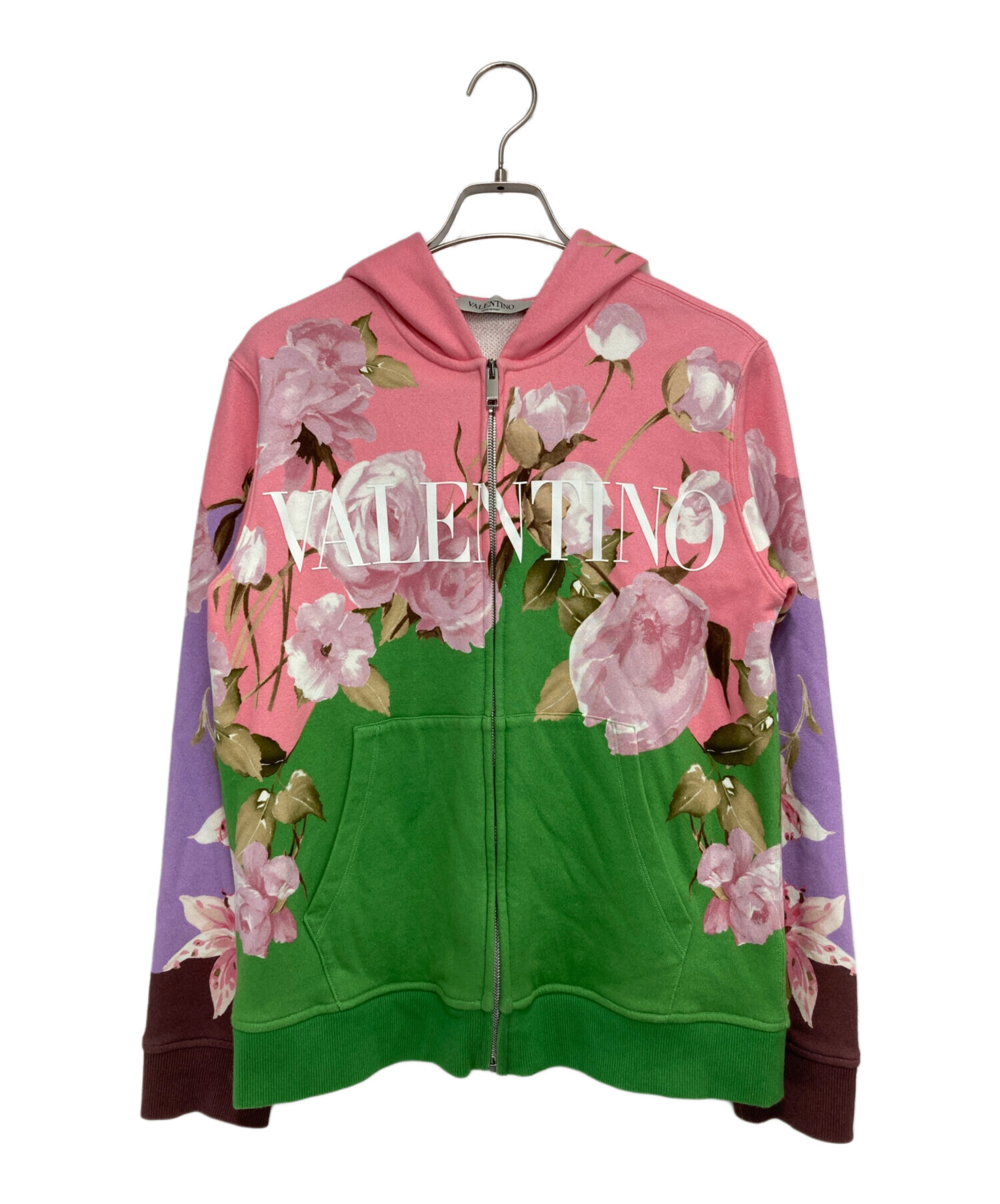 中古・古着通販】VALENTINO (ヴァレンティノ) フラワープリントジップ