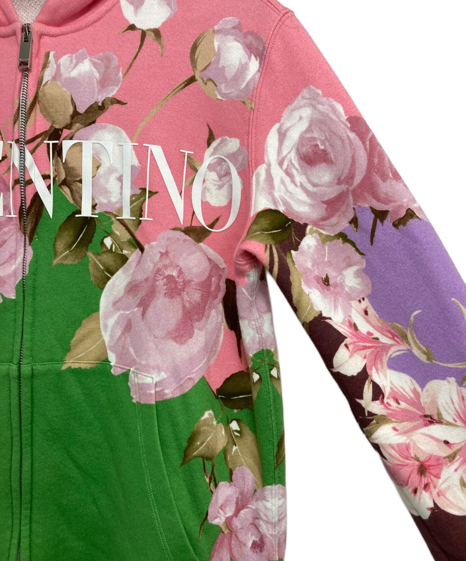 中古・古着通販】VALENTINO (ヴァレンティノ) フラワープリントジップ