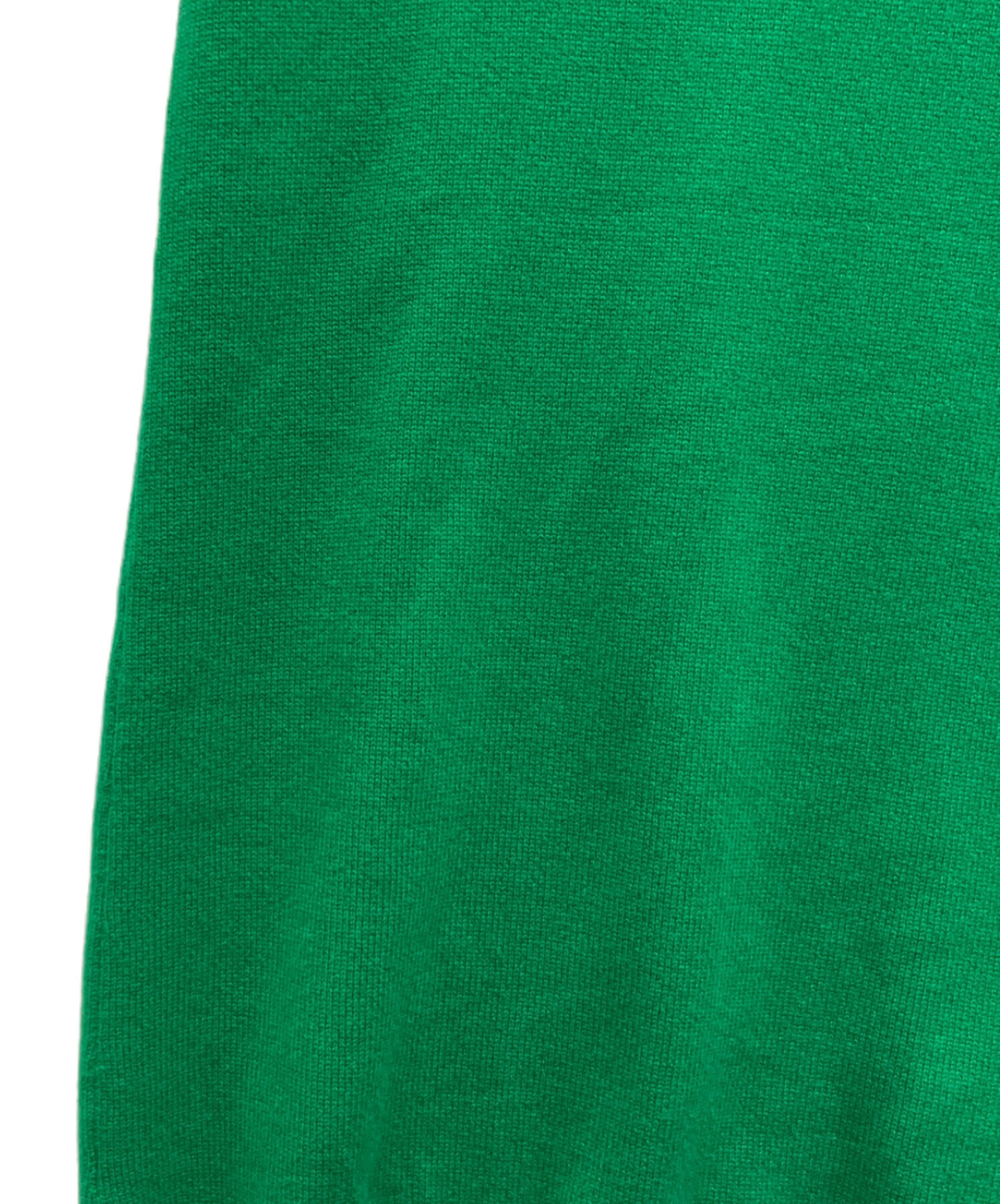 ☆エルメス HERMES ワンピース カシミア グリーン 中古・古着通販】HERMES (エルメス) カシミヤショートスリーブニット