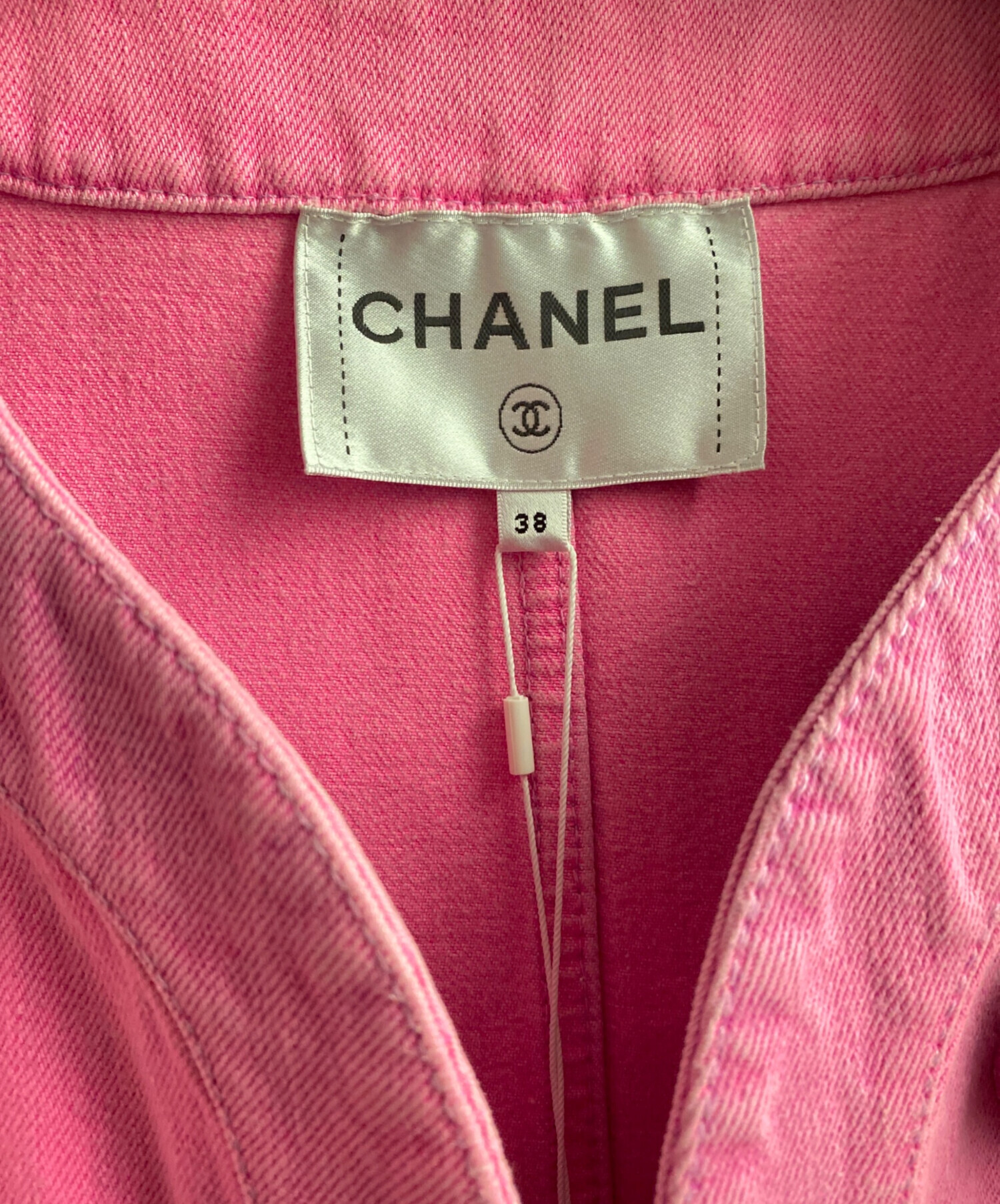 中古・古着通販】CHANEL (シャネル) ノーカラーデニムジャケット