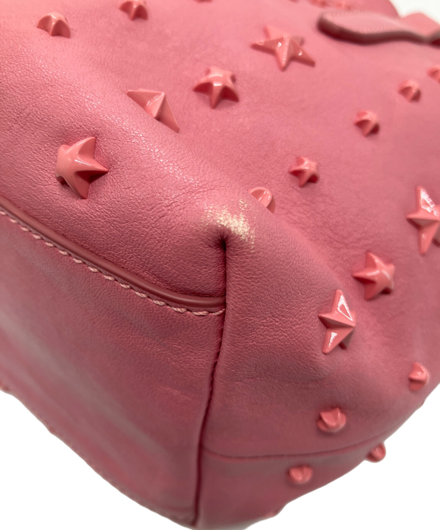 中古・古着通販】JIMMY CHOO (ジミーチュウ) 2WAYバッグ ピンク