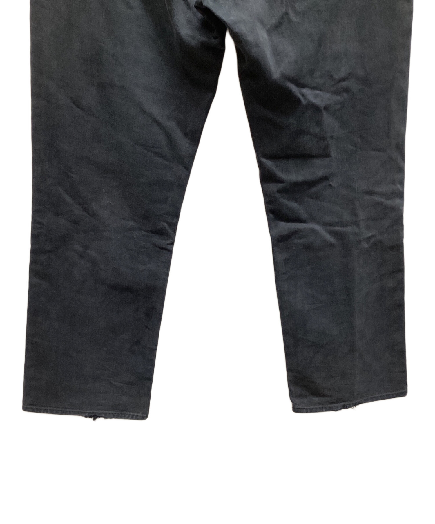 中古・古着通販】GAP (ギャップ) EASY FIT 後染めブラックデニム