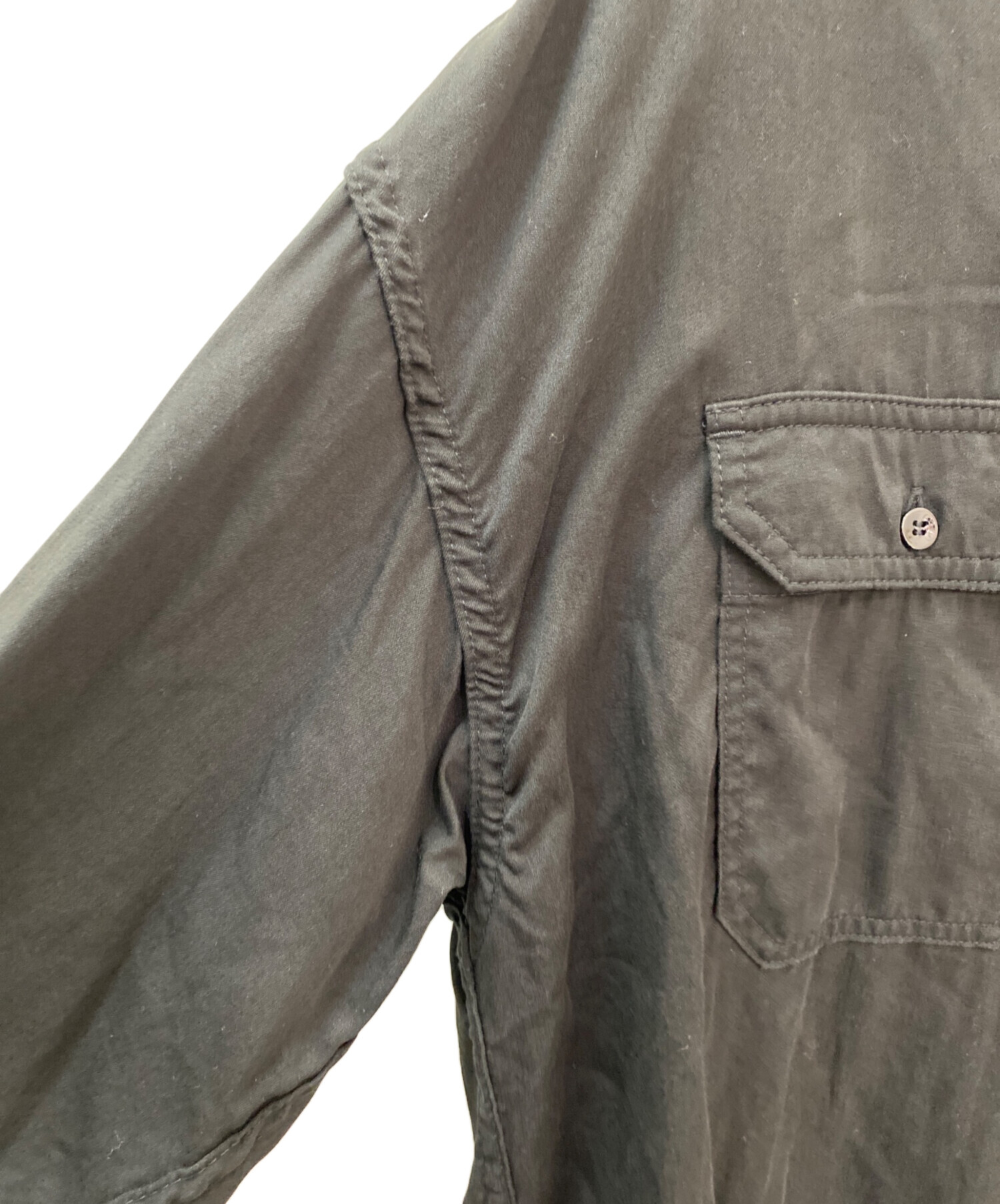 中古・古着通販】Plage (プラージュ) glossy short シャツ ブラック 