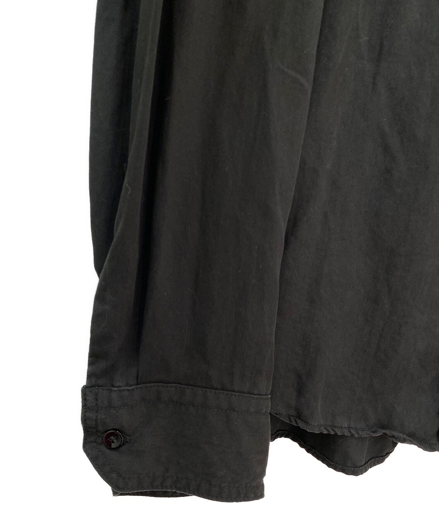 中古・古着通販】Plage (プラージュ) glossy short シャツ ブラック 