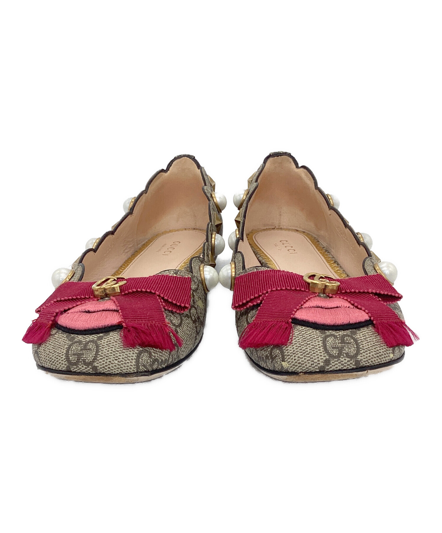【新品スーパー値下げ中】GUCCI エスパドリーユ　グッチデッキシューズ GUCCI（グッチ） スニーカー レディース シューズ GGキルティング