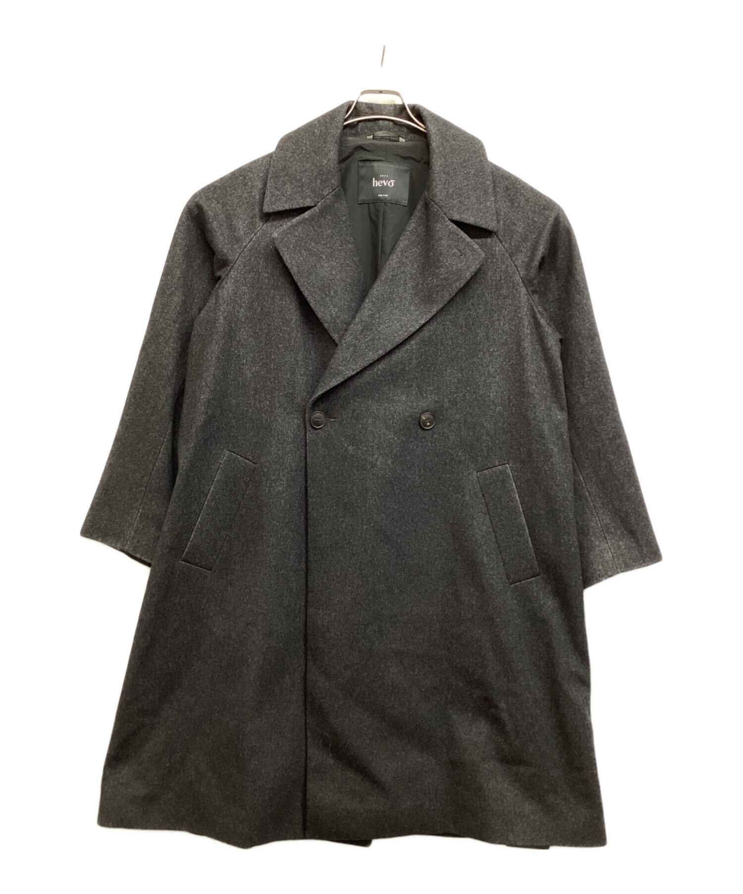 中古・古着通販】Hevo (イーヴォ) ウールナイロン ダブルブレステッド