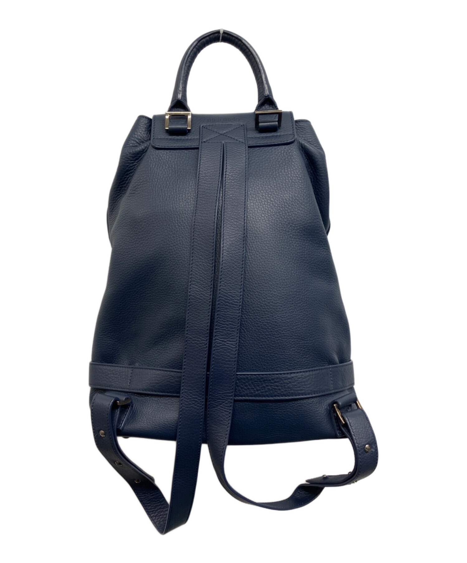 中古・古着通販】Meli Melo (メリ・メロ) レザーバックパック ネイビー 