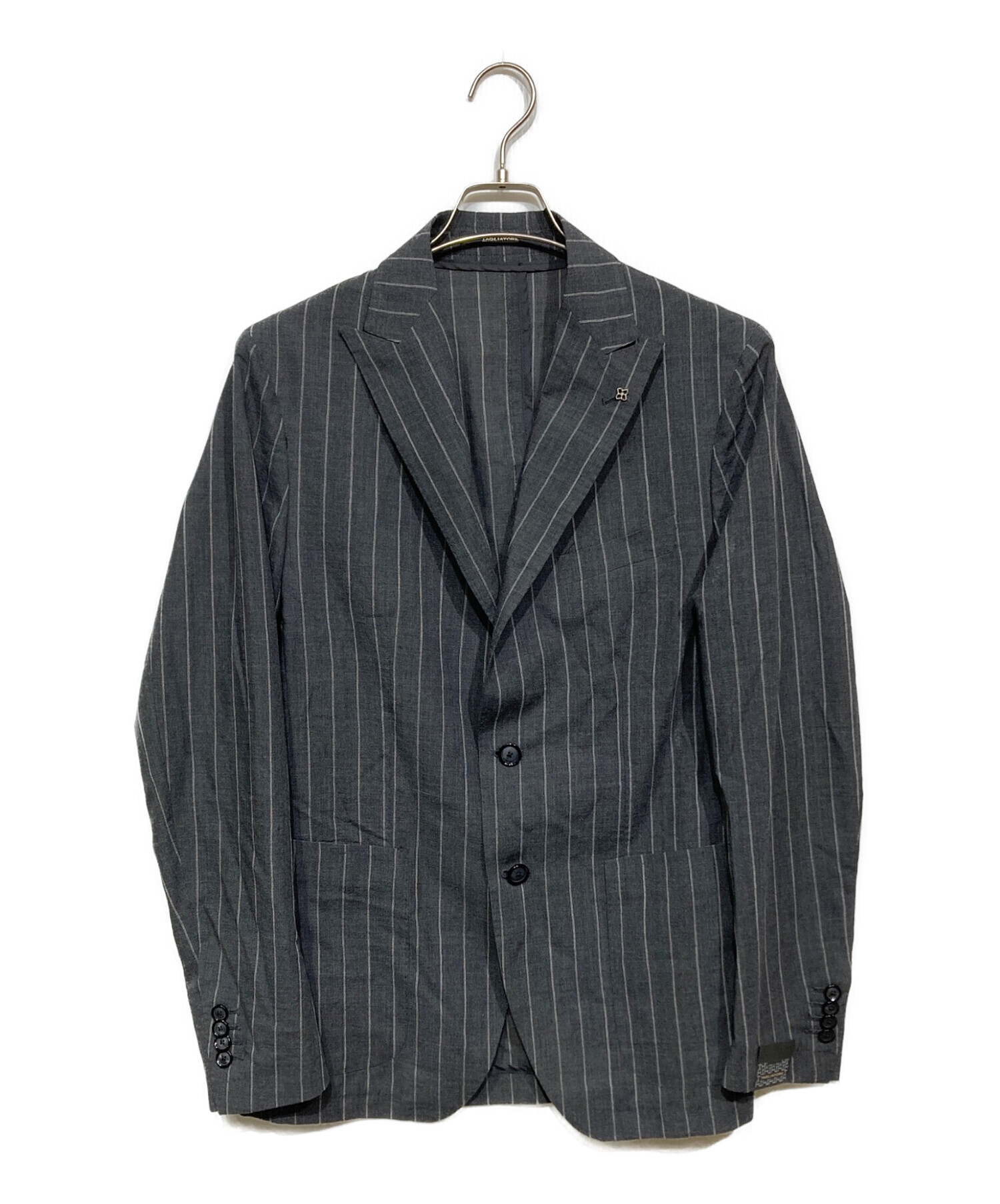 中古・古着通販】TAGLIATORE (タリアトーレ) 2Bジャケット グレー