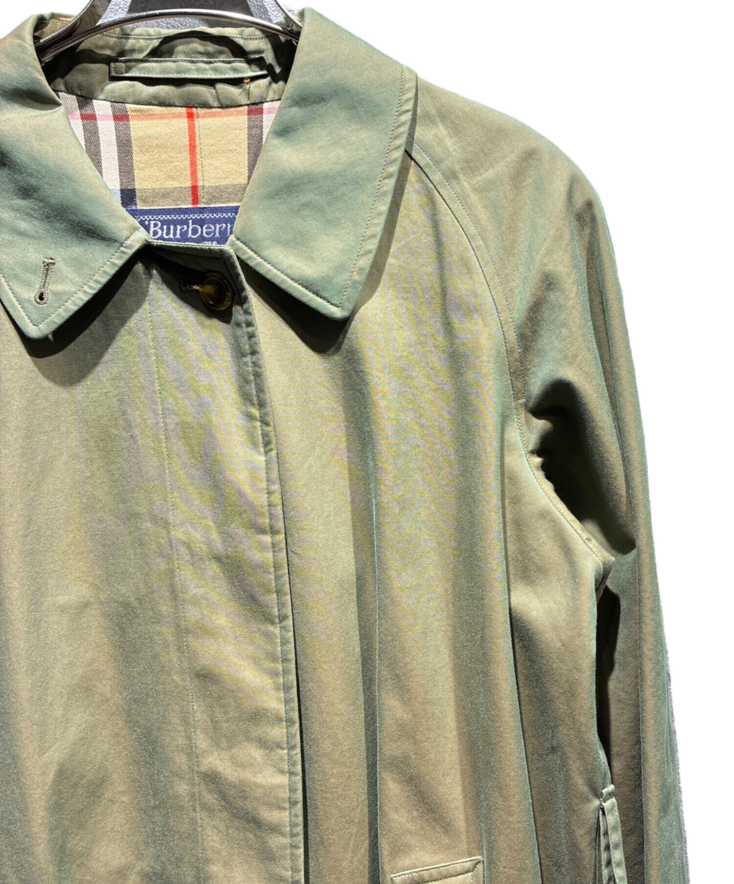 中古・古着通販】Burberry's (バーバリー) 玉虫ステンカラーコート