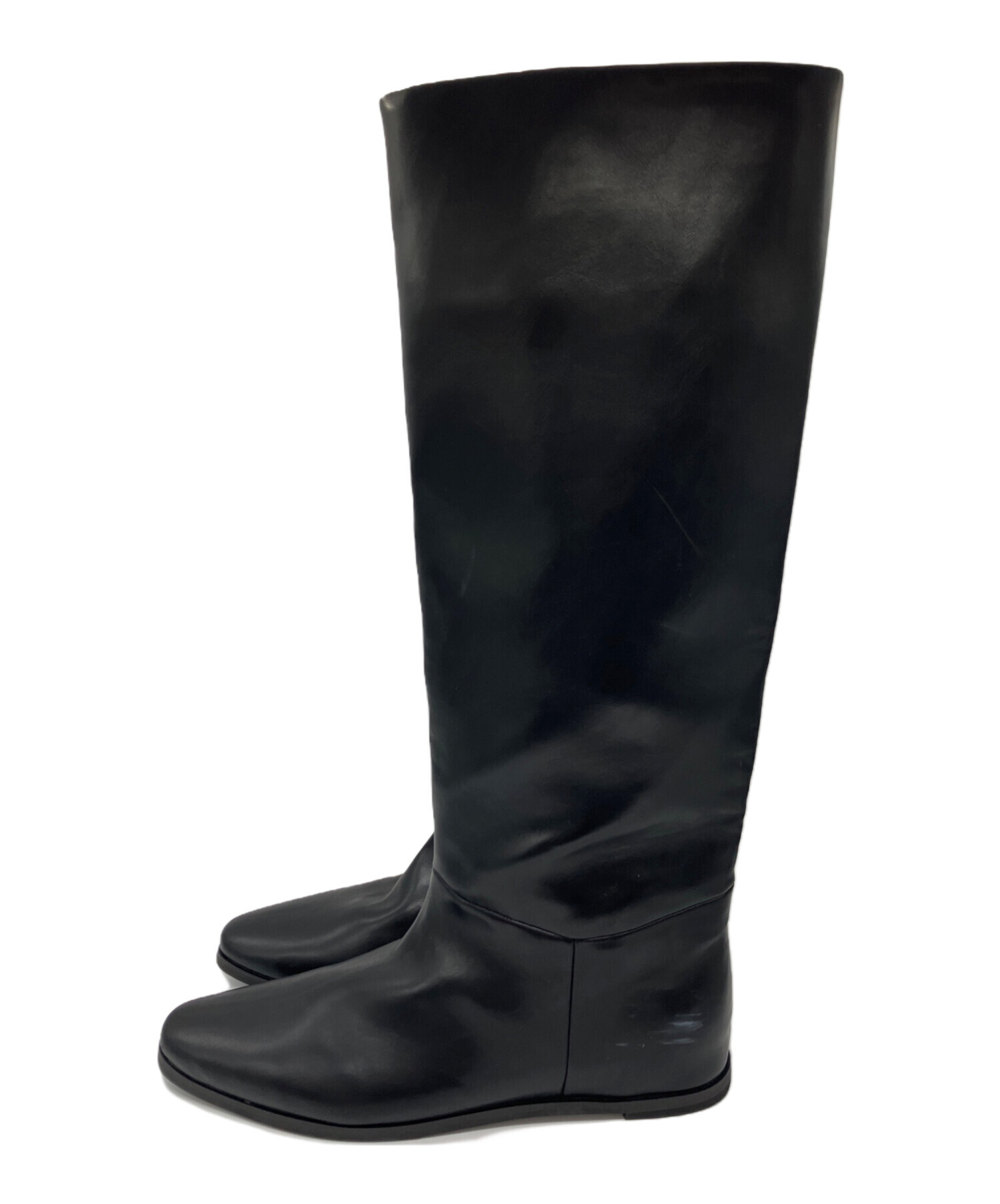 中古・古着通販】Le Talon (ル タロン) 2cmワイドシャフトロングブーツ