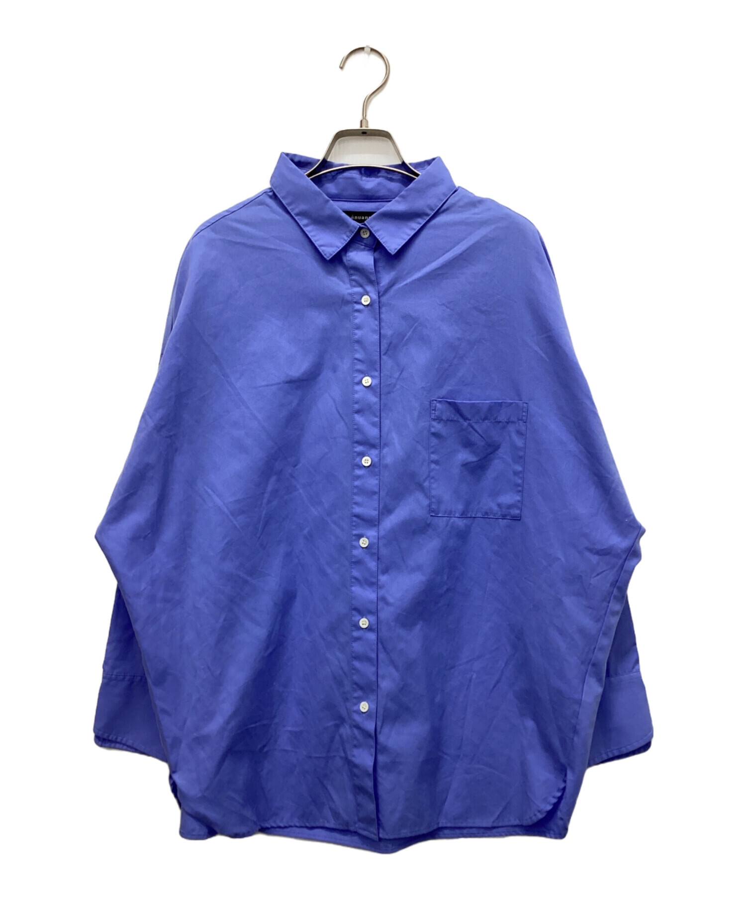 中古・古着通販】anuans (アニュアンス) スタンダードシャツ ブルー