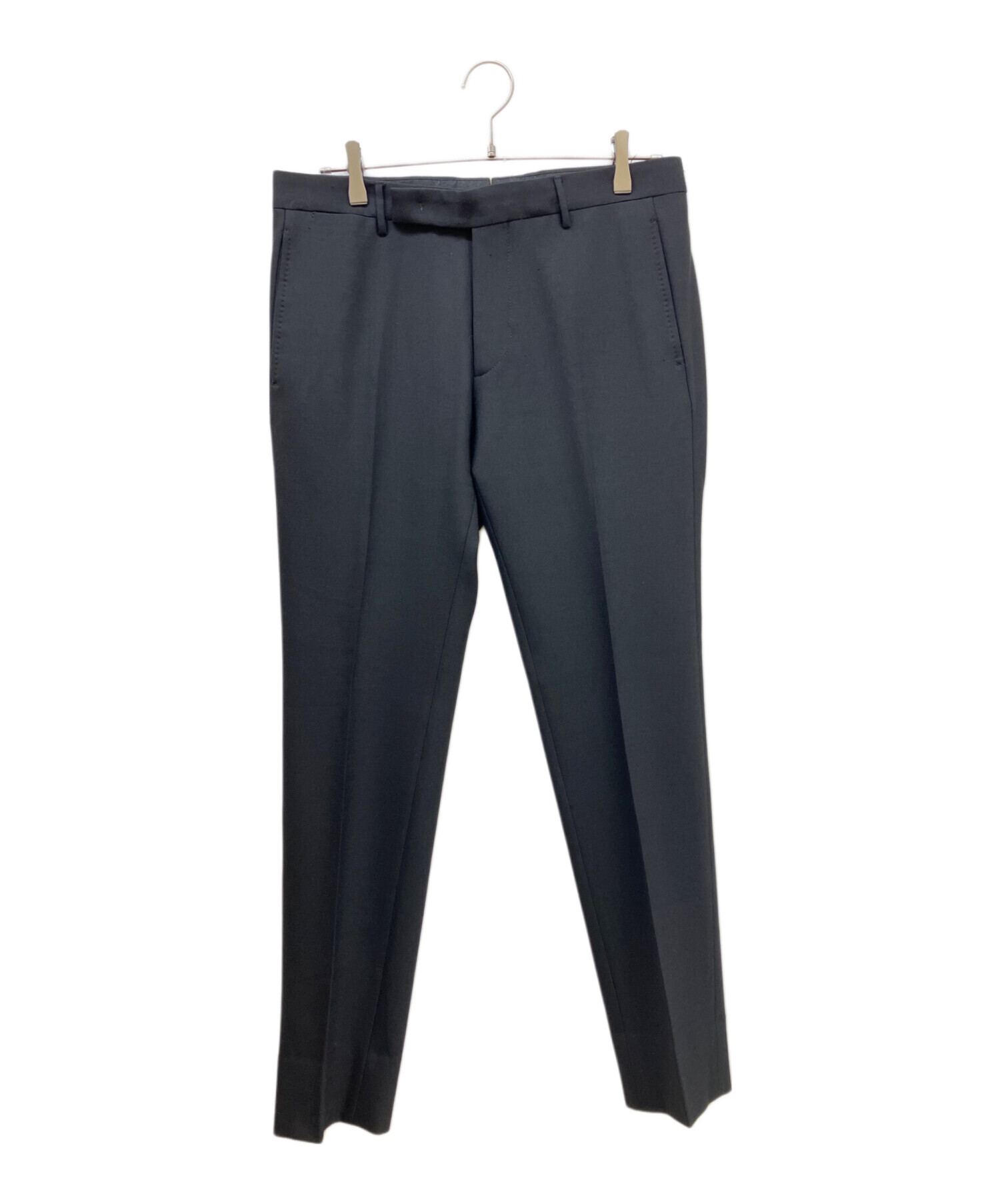 TAGLIATORE タリアトーレ42 ダークグレー　薄手　スラックス 中古・古着通販】TAGLIATORE (タリアトーレ) スラックス ブラック