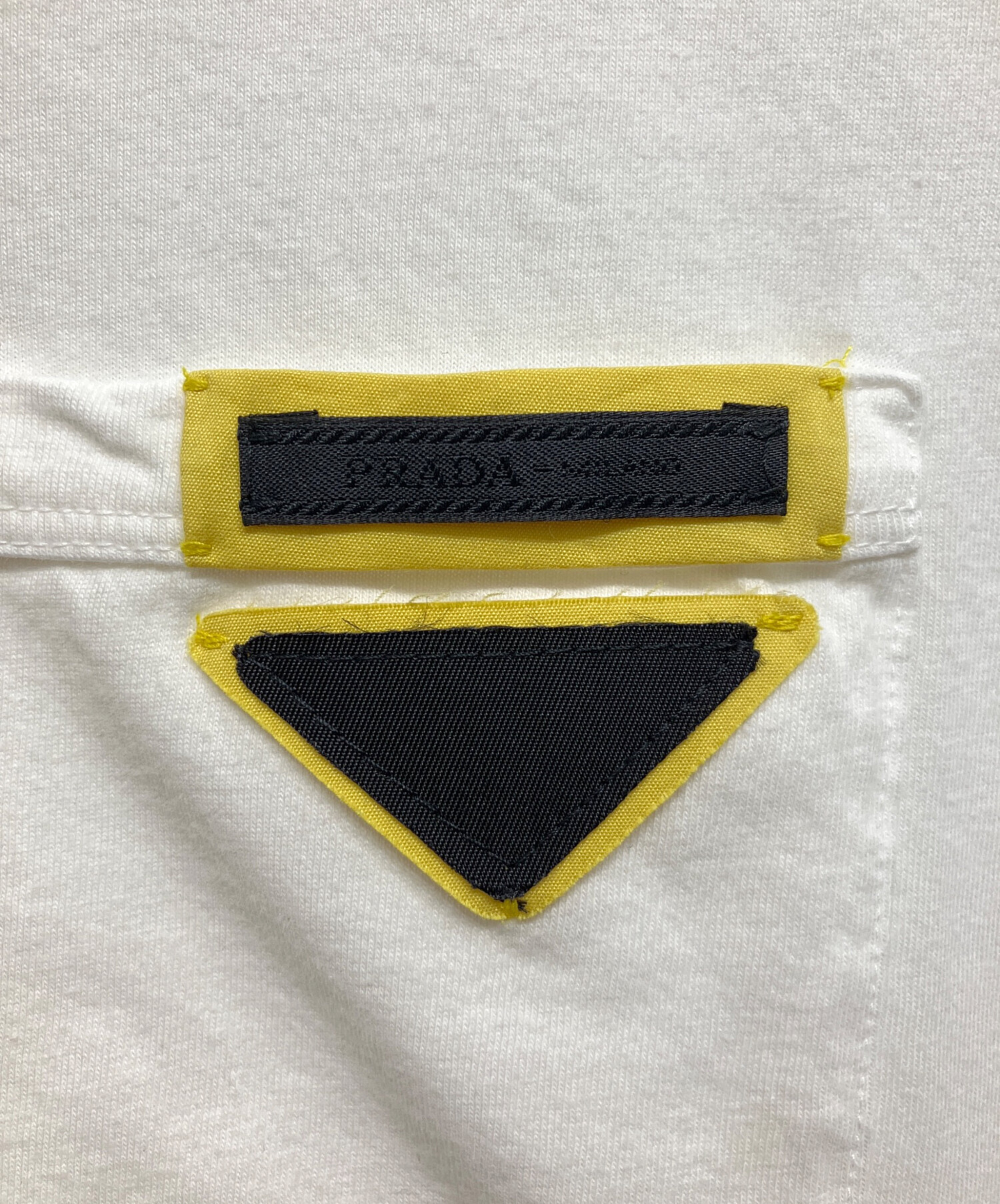 中古・古着通販】PRADA (プラダ) ポロシャツ ホワイト サイズ:S