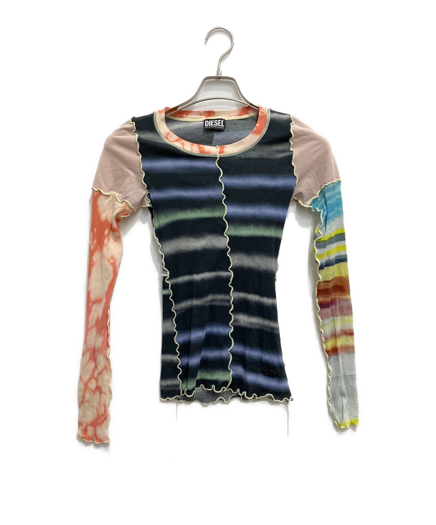 中古・古着通販】DIESEL (ディーゼル) T-TESSORタイダイリブカットソー 