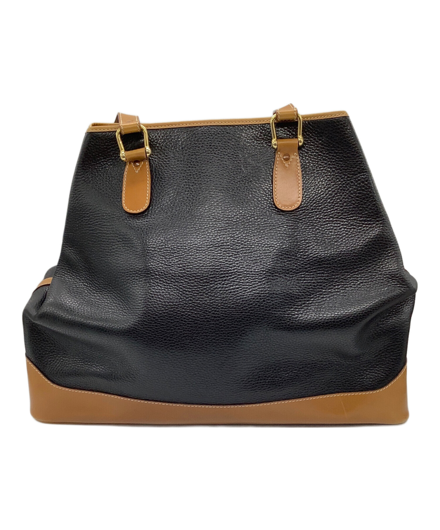 中古・古着通販】CELINE (セリーヌ) レザートートバッグ ブラウン