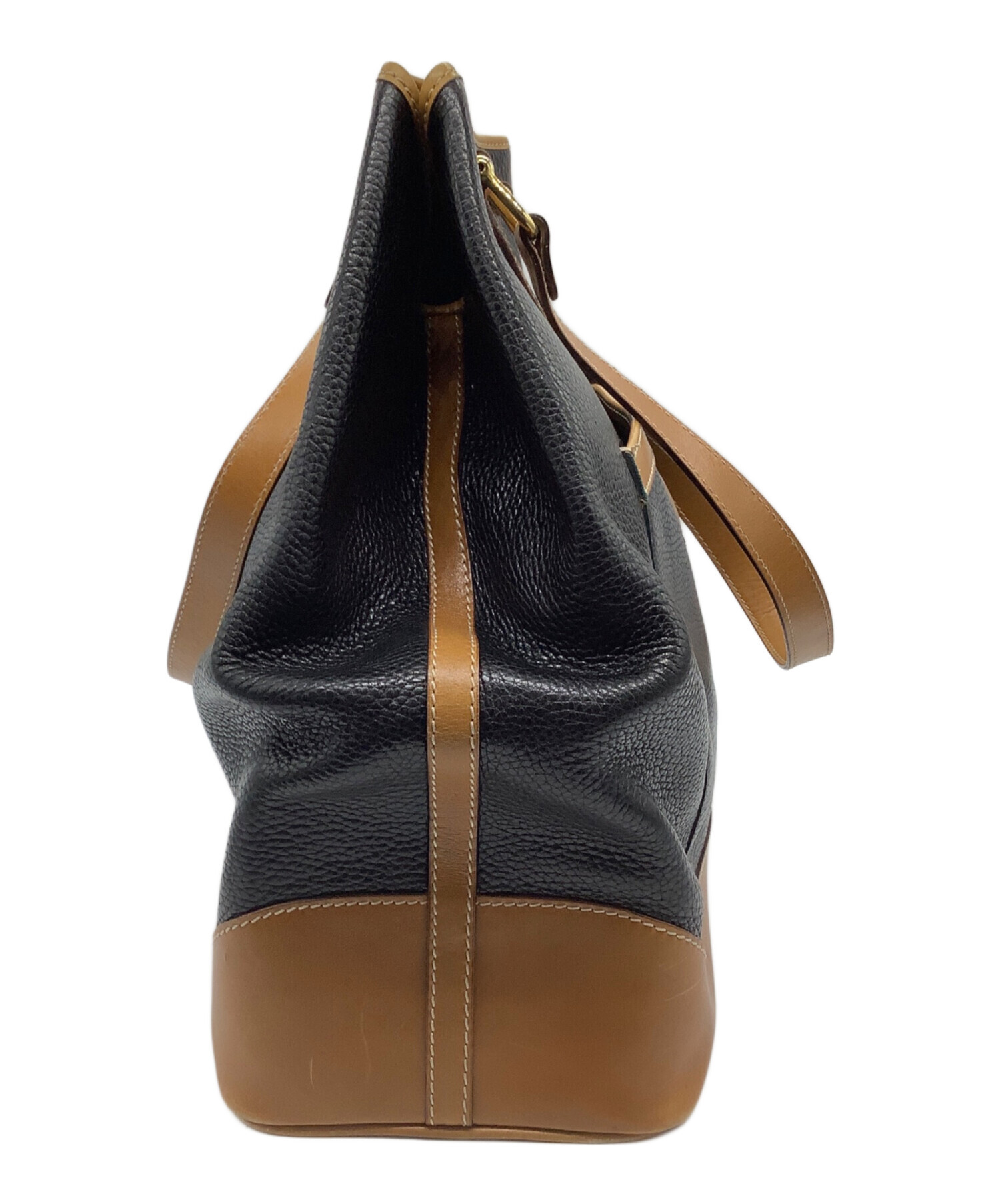 中古・古着通販】CELINE (セリーヌ) レザートートバッグ ブラウン