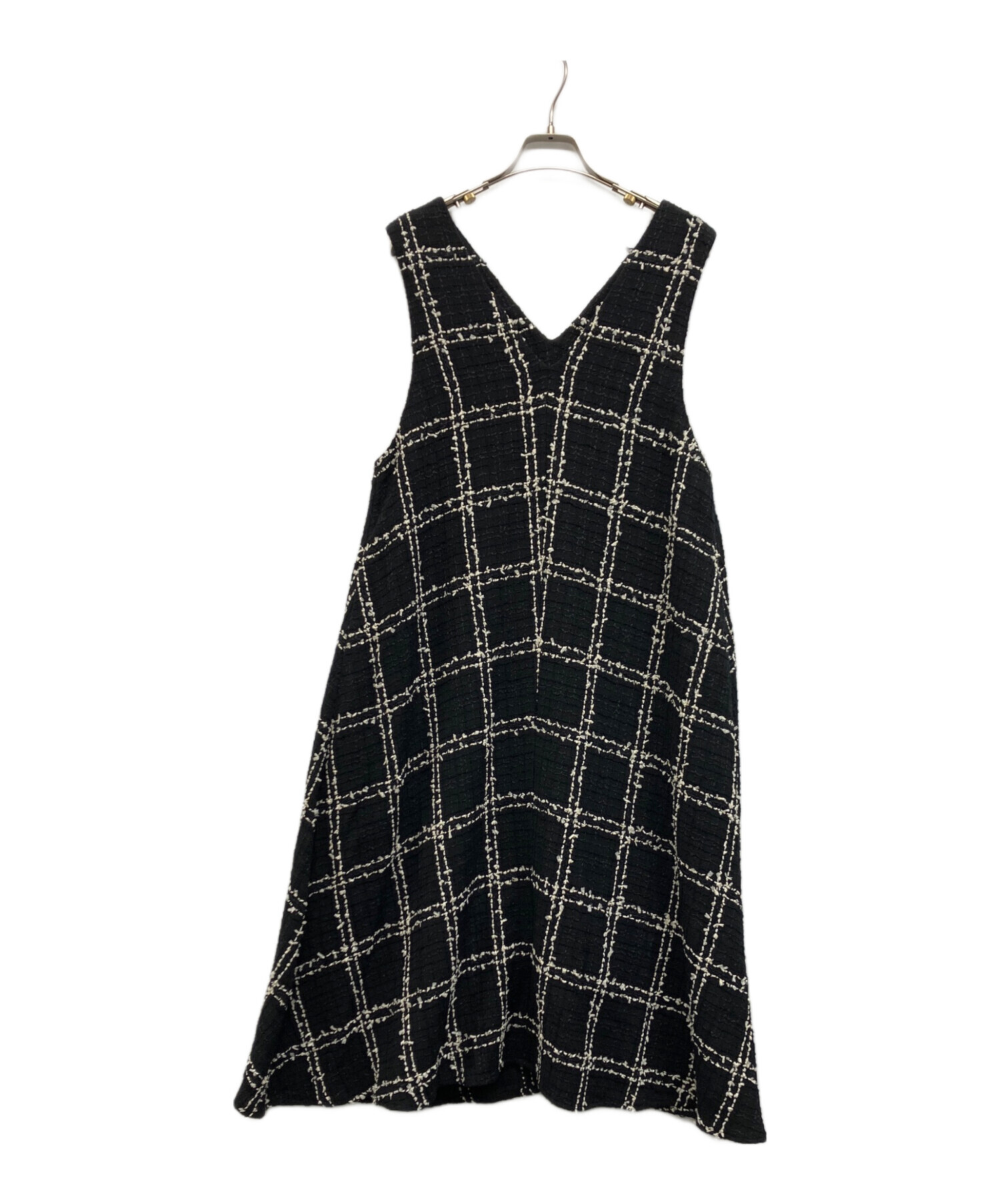 中古・古着通販】BEARDSLEY (ビアズリー) チェックツイードフレアー