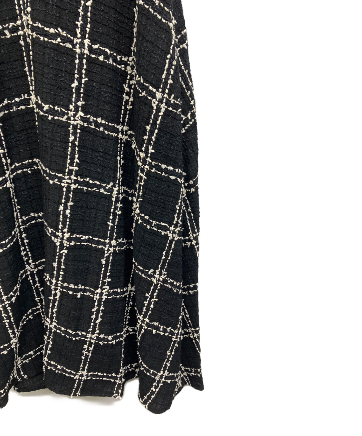 中古・古着通販】BEARDSLEY (ビアズリー) チェックツイードフレアー