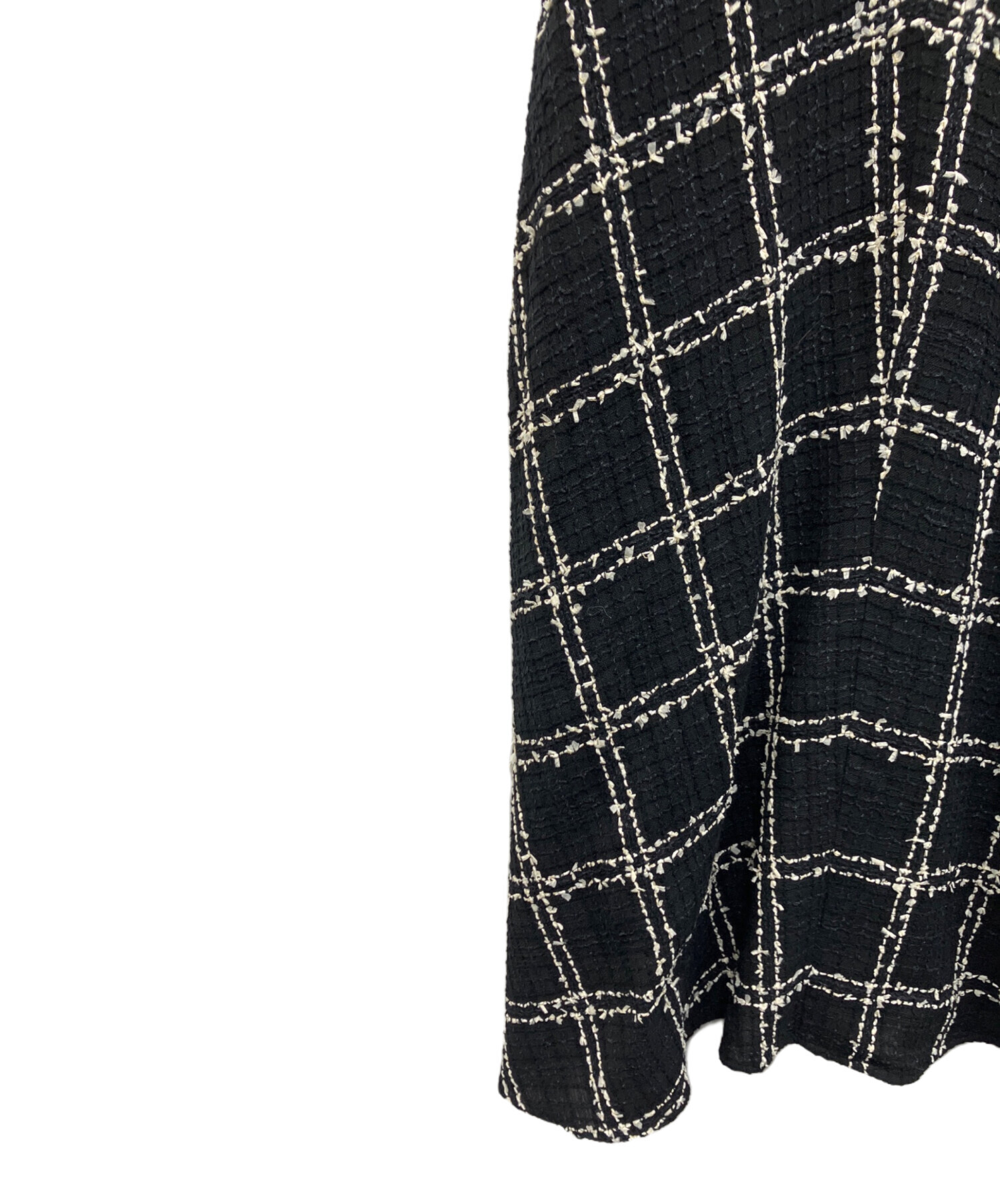 中古・古着通販】BEARDSLEY (ビアズリー) チェックツイードフレアー