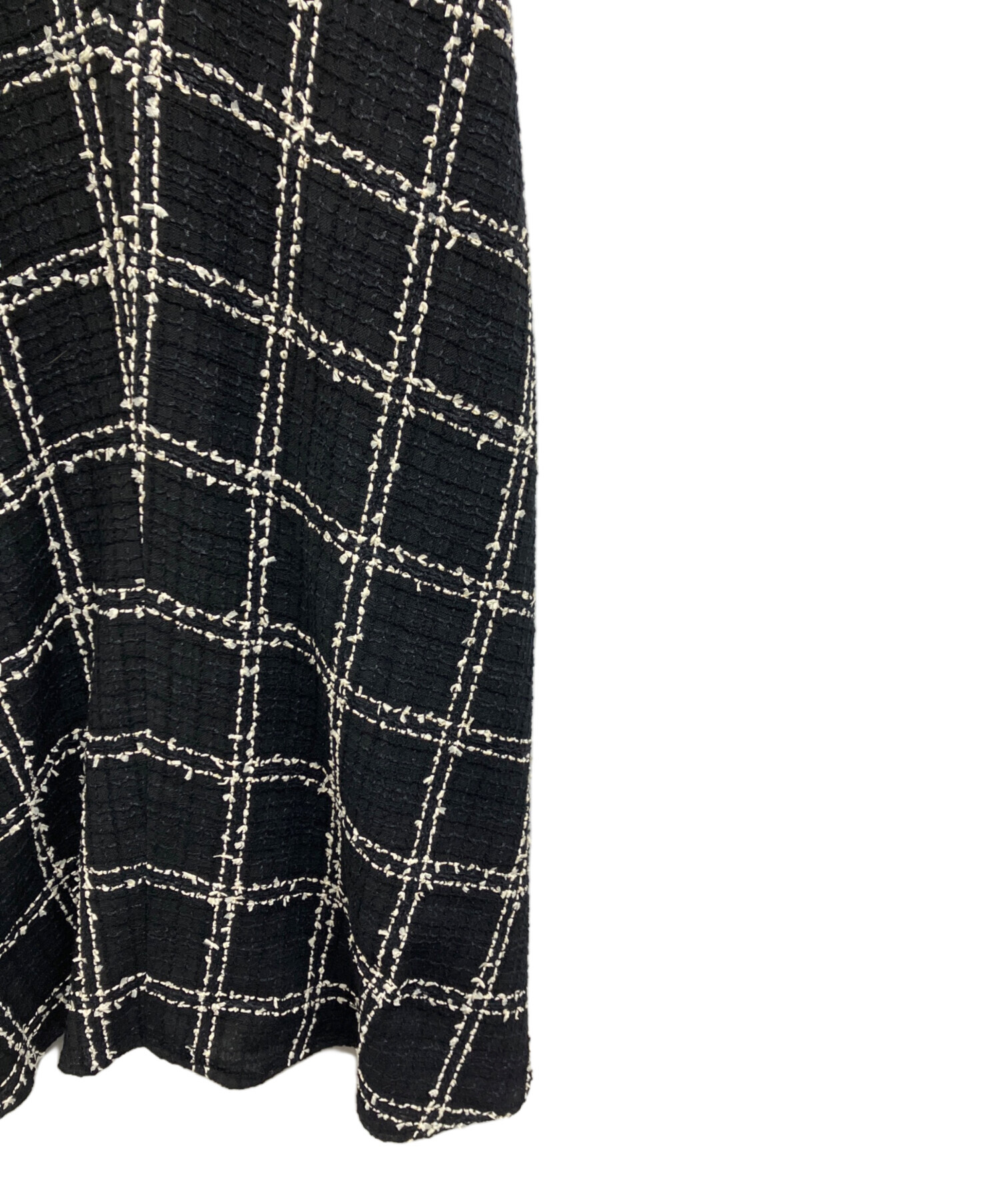 中古・古着通販】BEARDSLEY (ビアズリー) チェックツイードフレアー