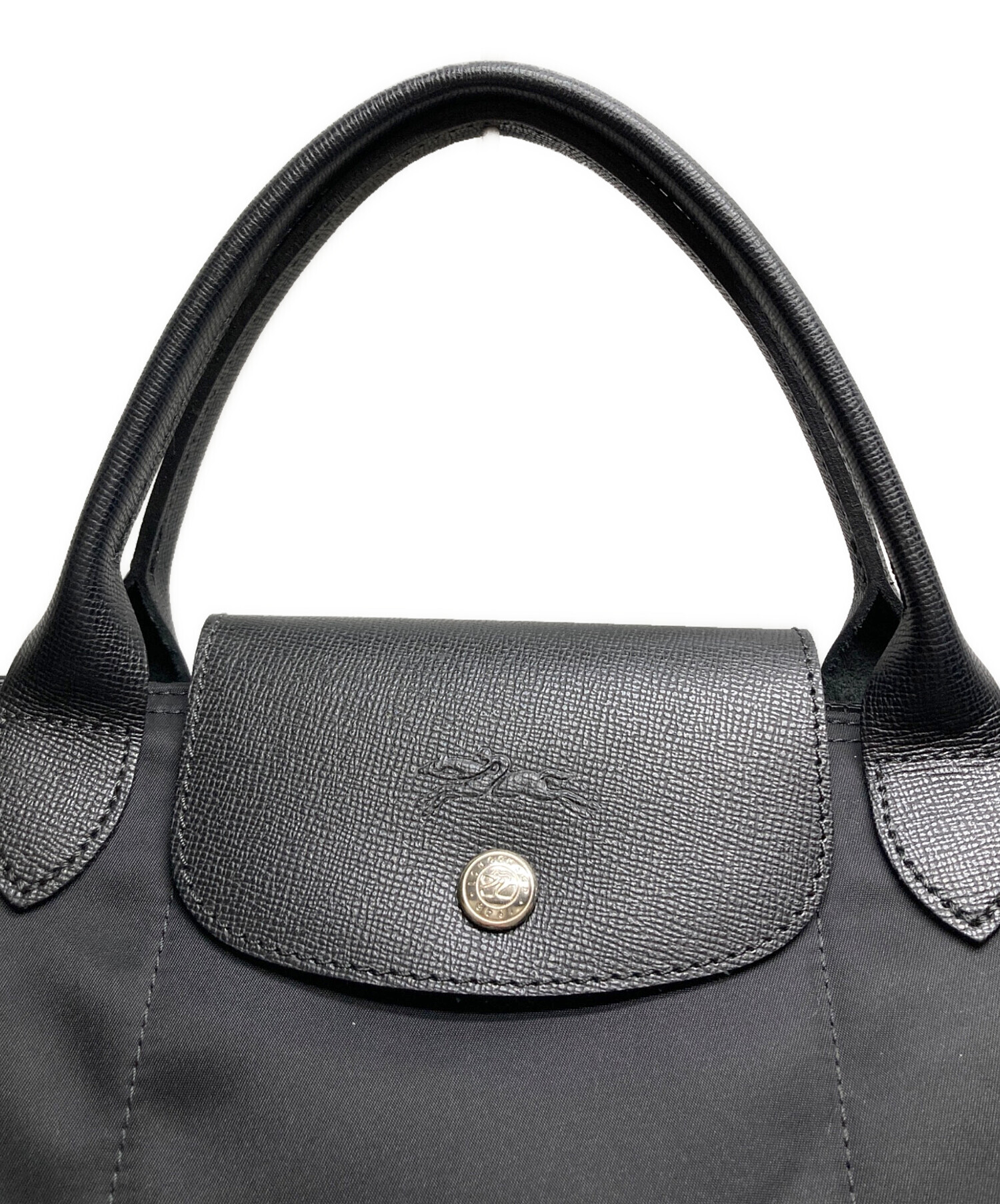中古・古着通販】LONGCHAMP (ロンシャン) 2WAYバッグ ブラック サイズ