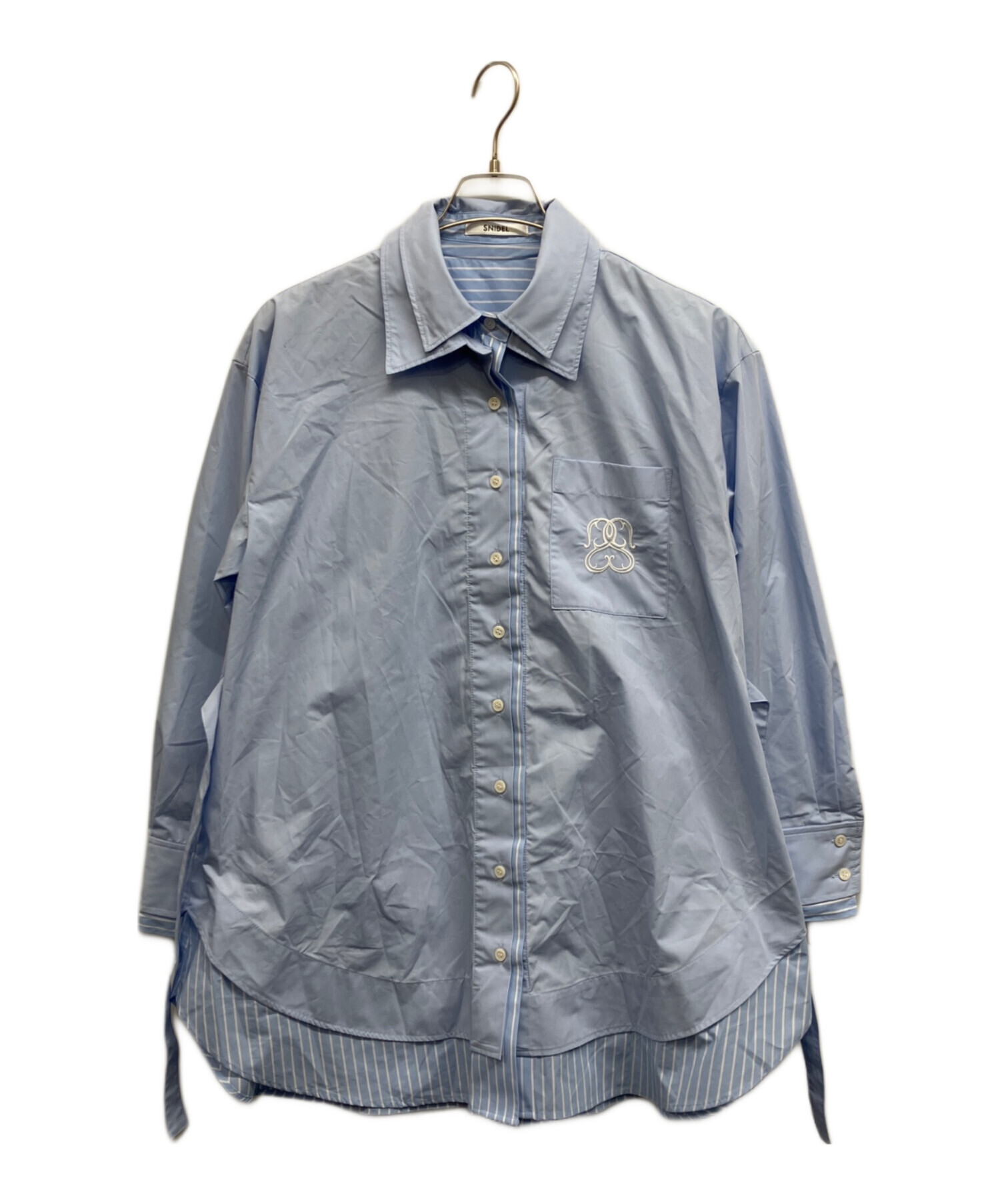 中古・古着通販】SNIDEL (スナイデル) Sustainableレイヤードシャツ