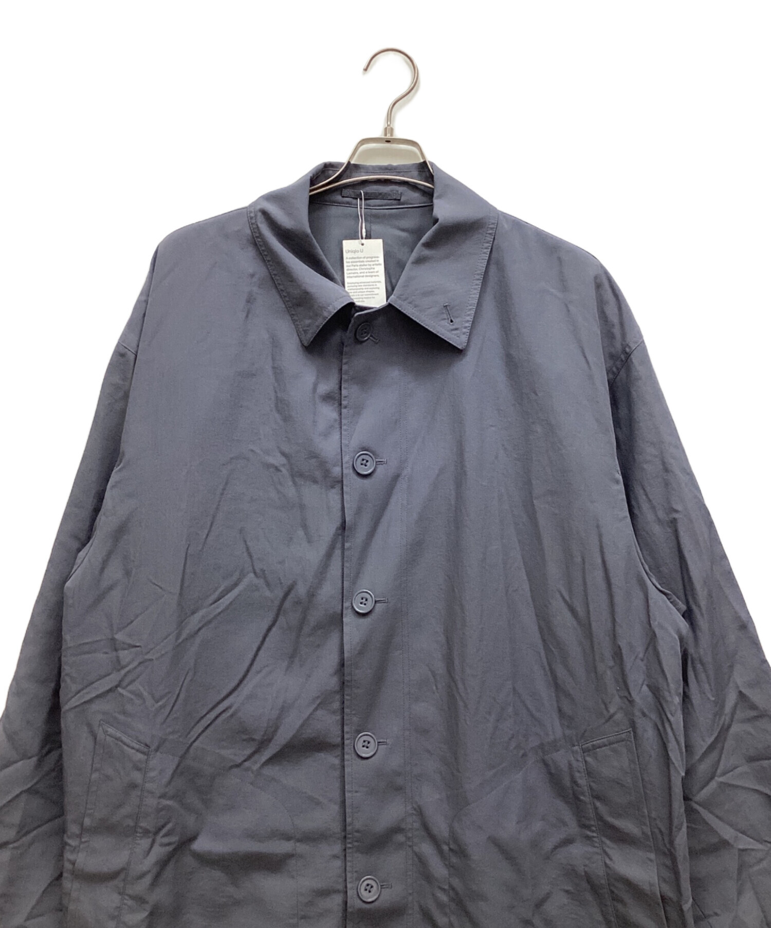 中古・古着通販】UNIQLO U (ユニクロ ユー) ステンカラーコート グレー