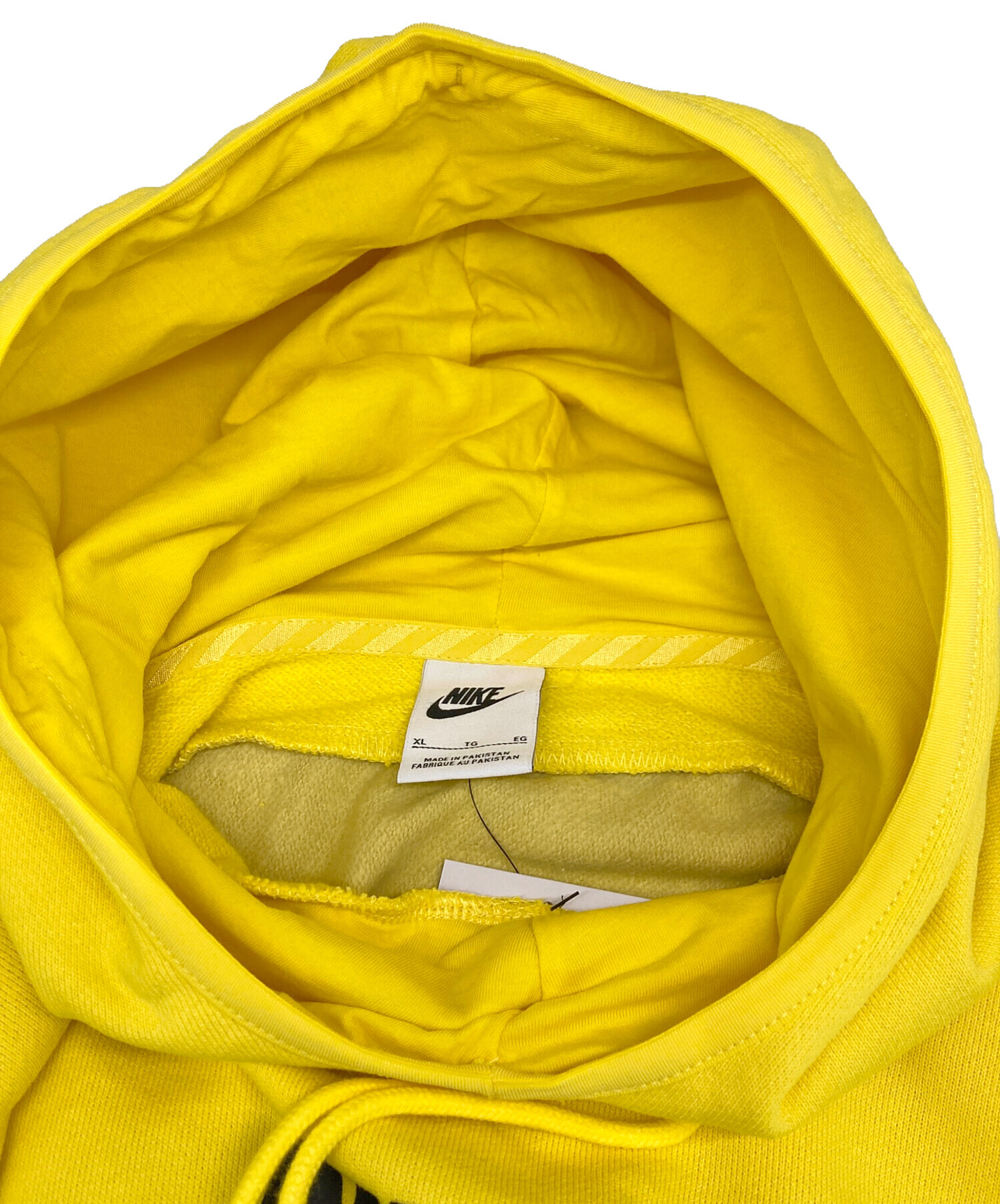 NIKE ビッグロゴ ジップアップ イエロー パーカー レア 00s 中古・古着通販】NIKE (ナイキ) ロゴプリントパーカー イエロー サイズ