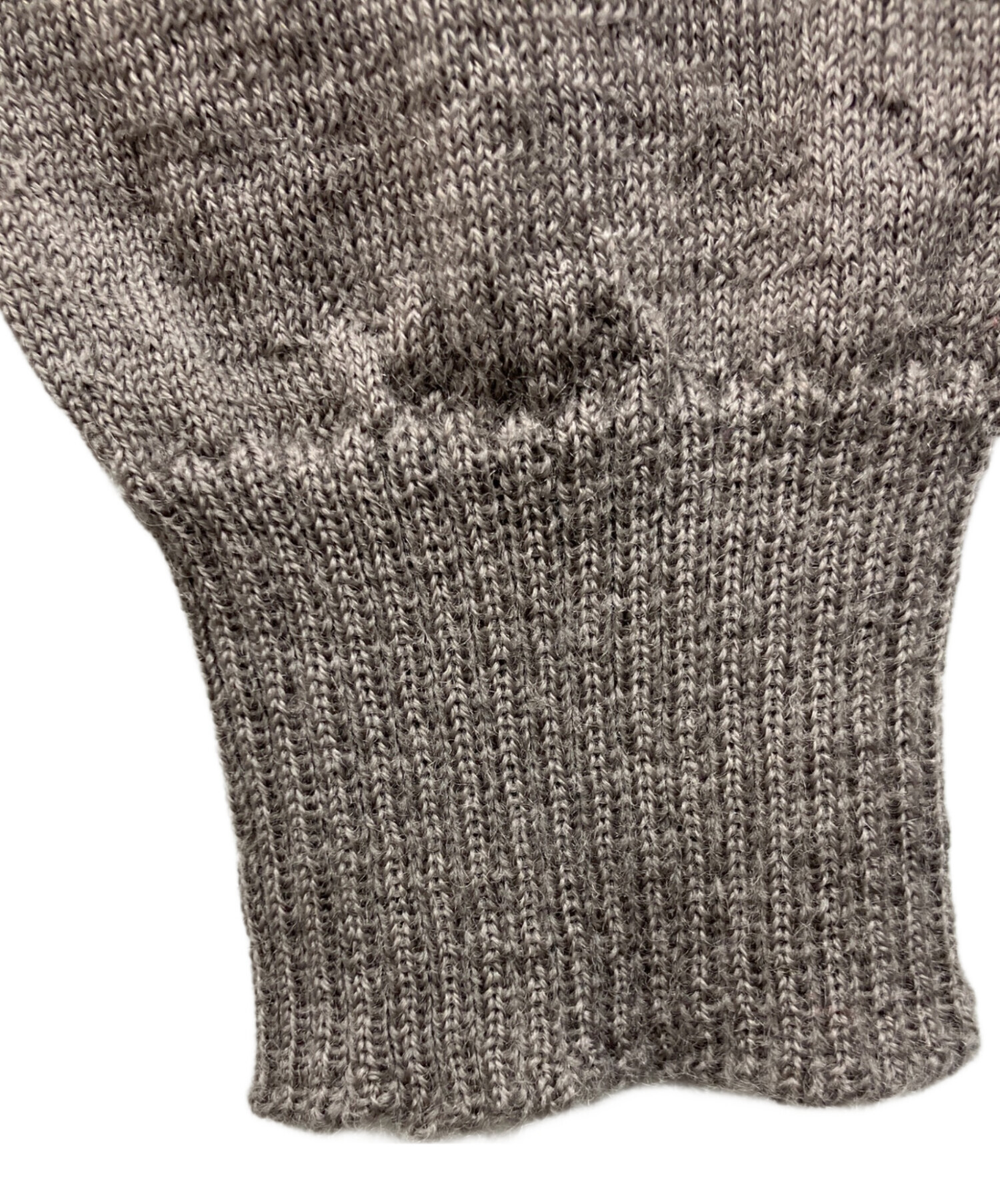 中古・古着通販】RICK OWENS (リックオウエンス) ウールニット グレー