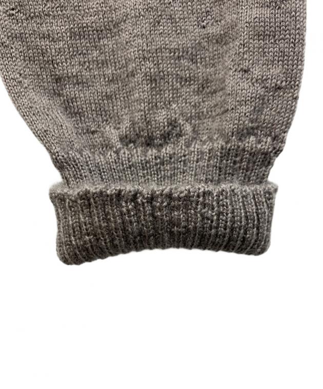 中古・古着通販】RICK OWENS (リックオウエンス) ウールニット グレー