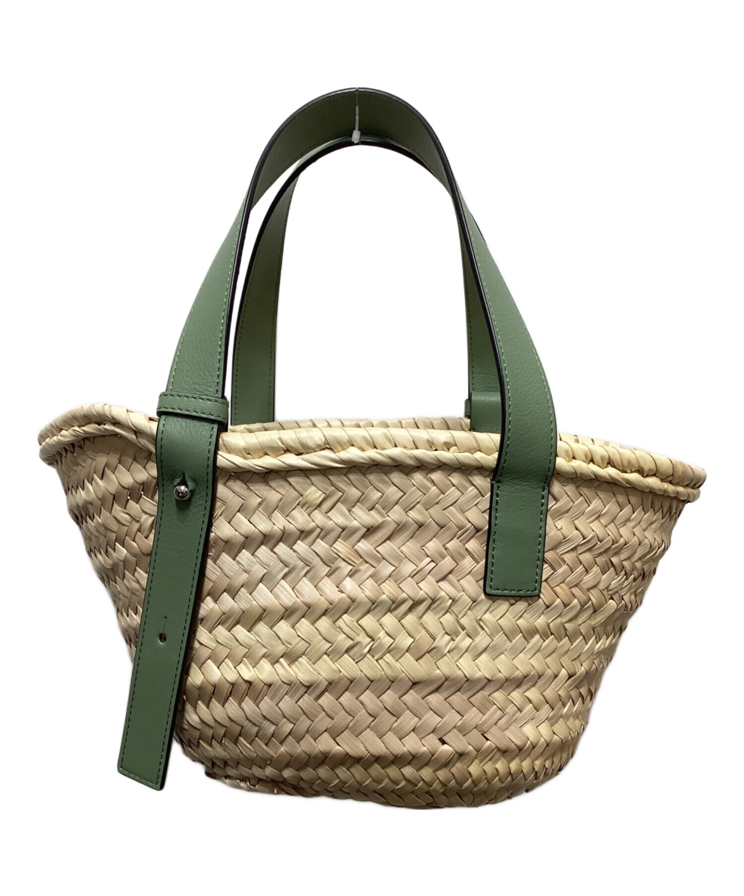 中古・古着通販】LOEWE (ロエベ) バスケットバッグ スモール カーキ