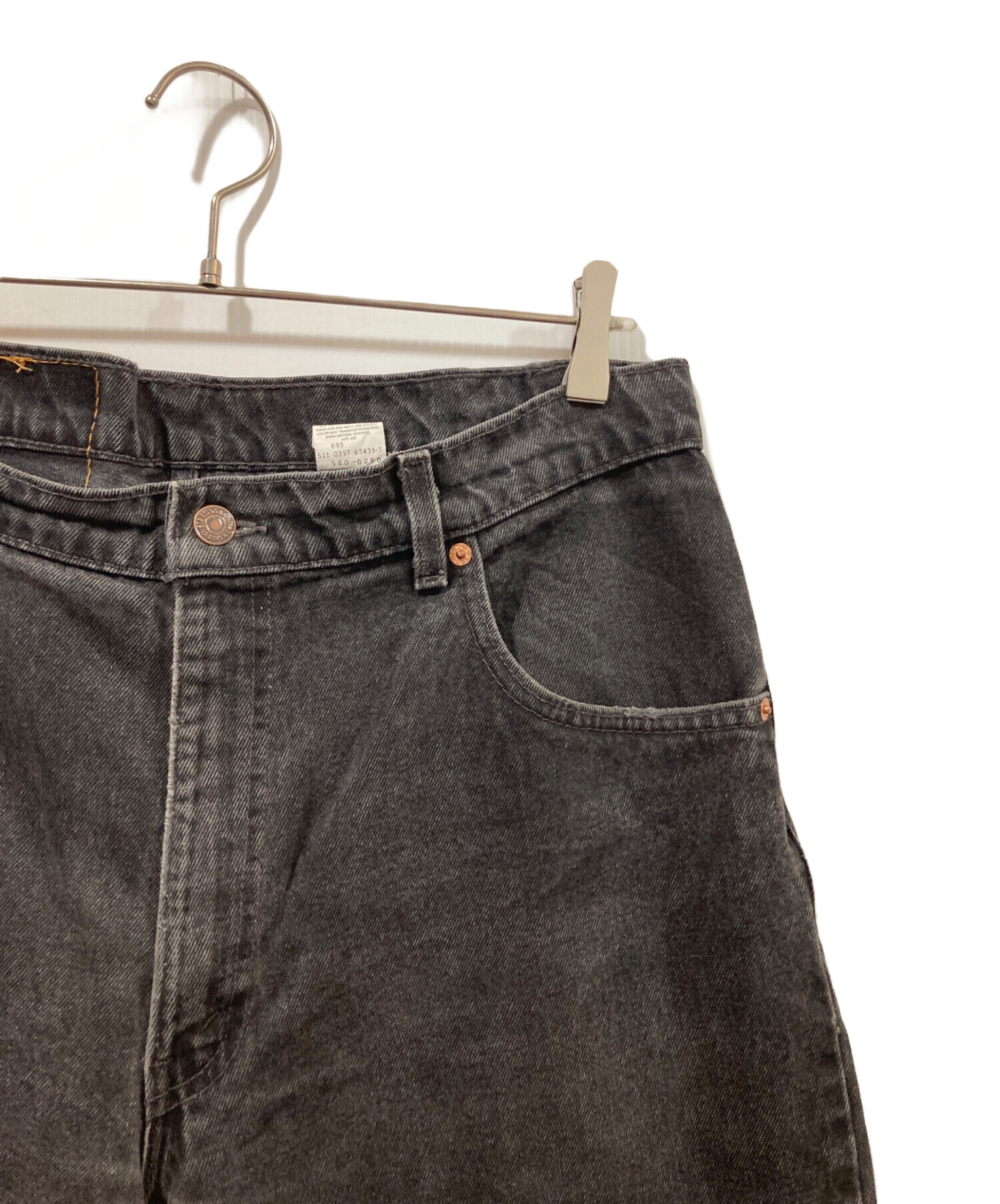中古・古着通販】LEVI'S (リーバイス) 560後染めブラックデニム