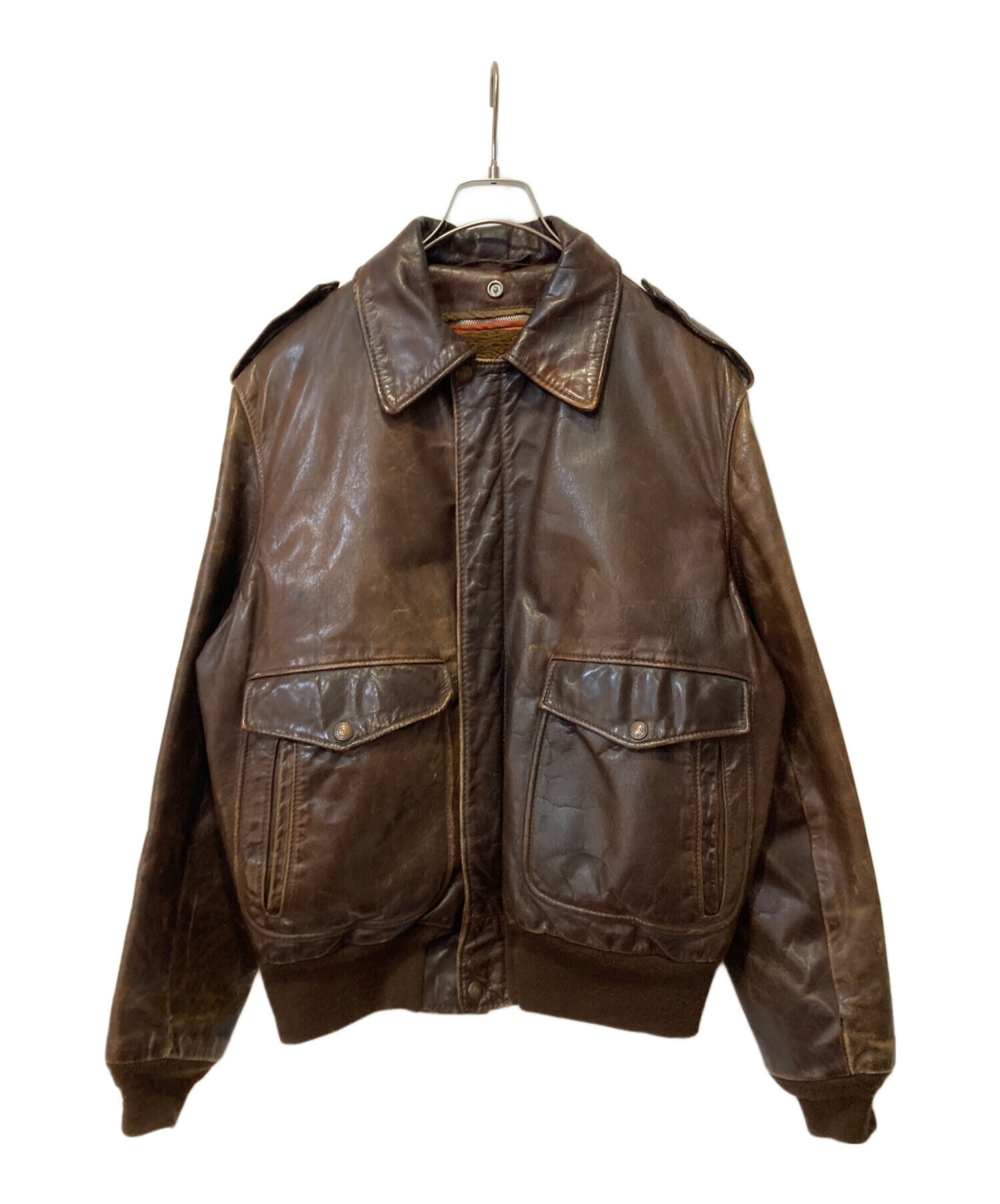 中古・古着通販】Schott (ショット) レザーフライトジャケット