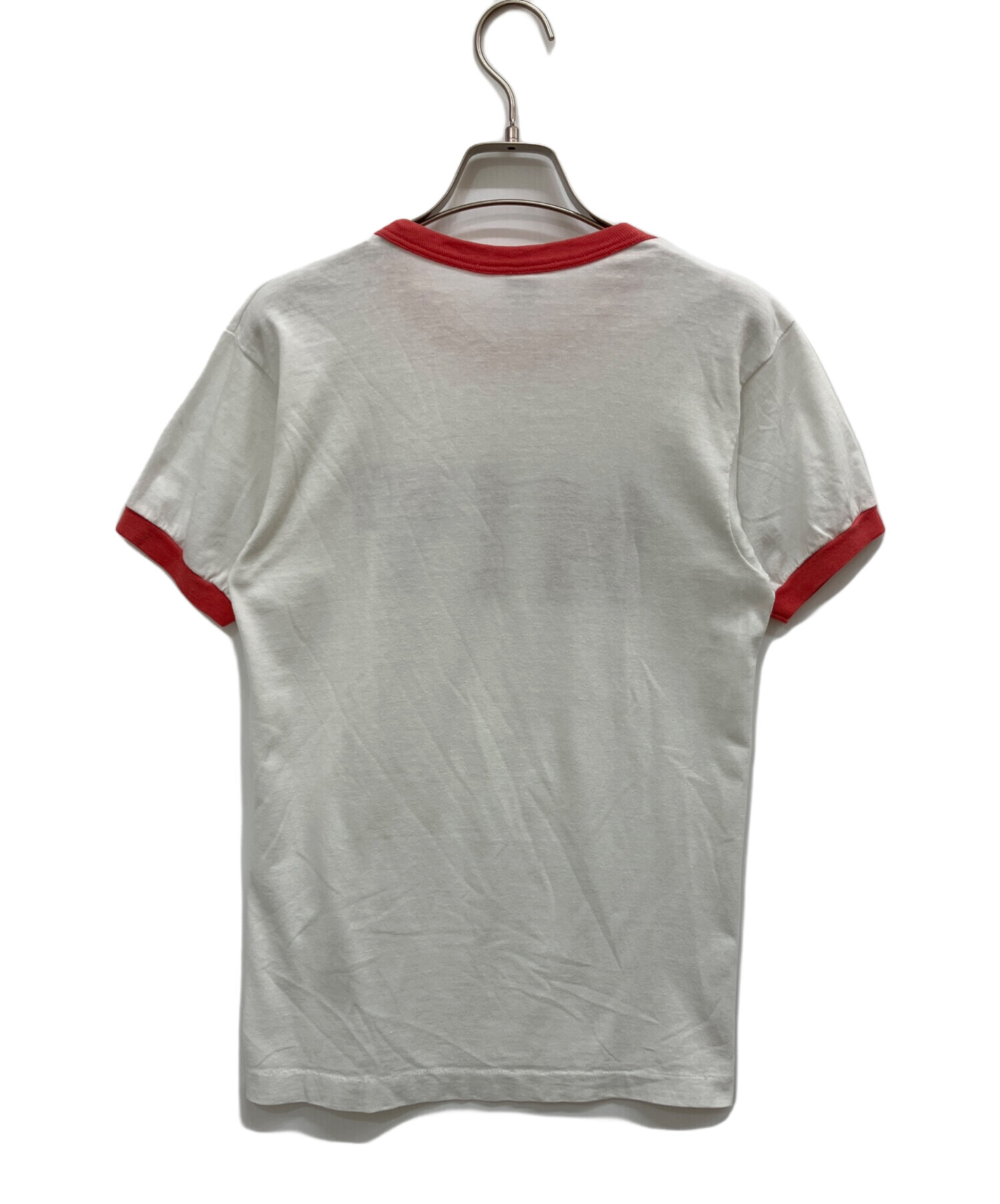 中古・古着通販】Champion (チャンピオン) リンガーTシャツ ホワイト