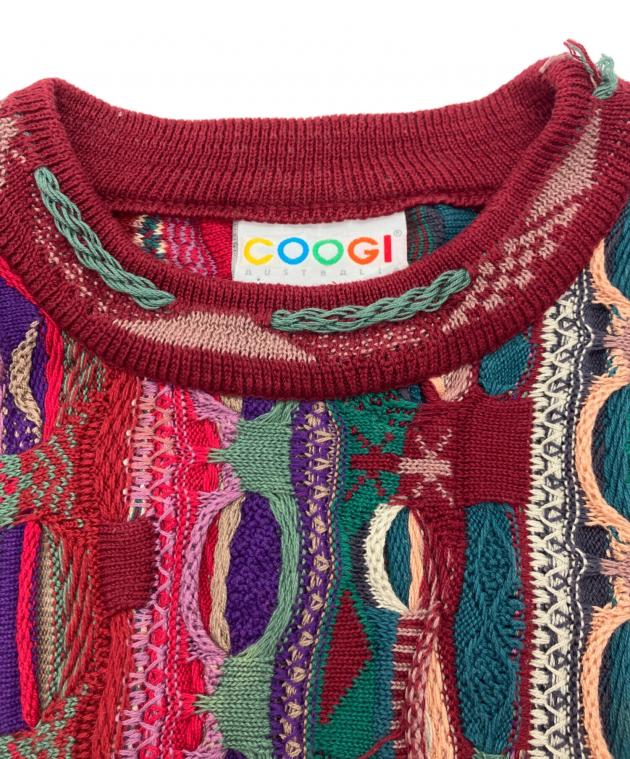 中古・古着通販】COOGI (クージー) 3Dニット ブラウン サイズ:SS
