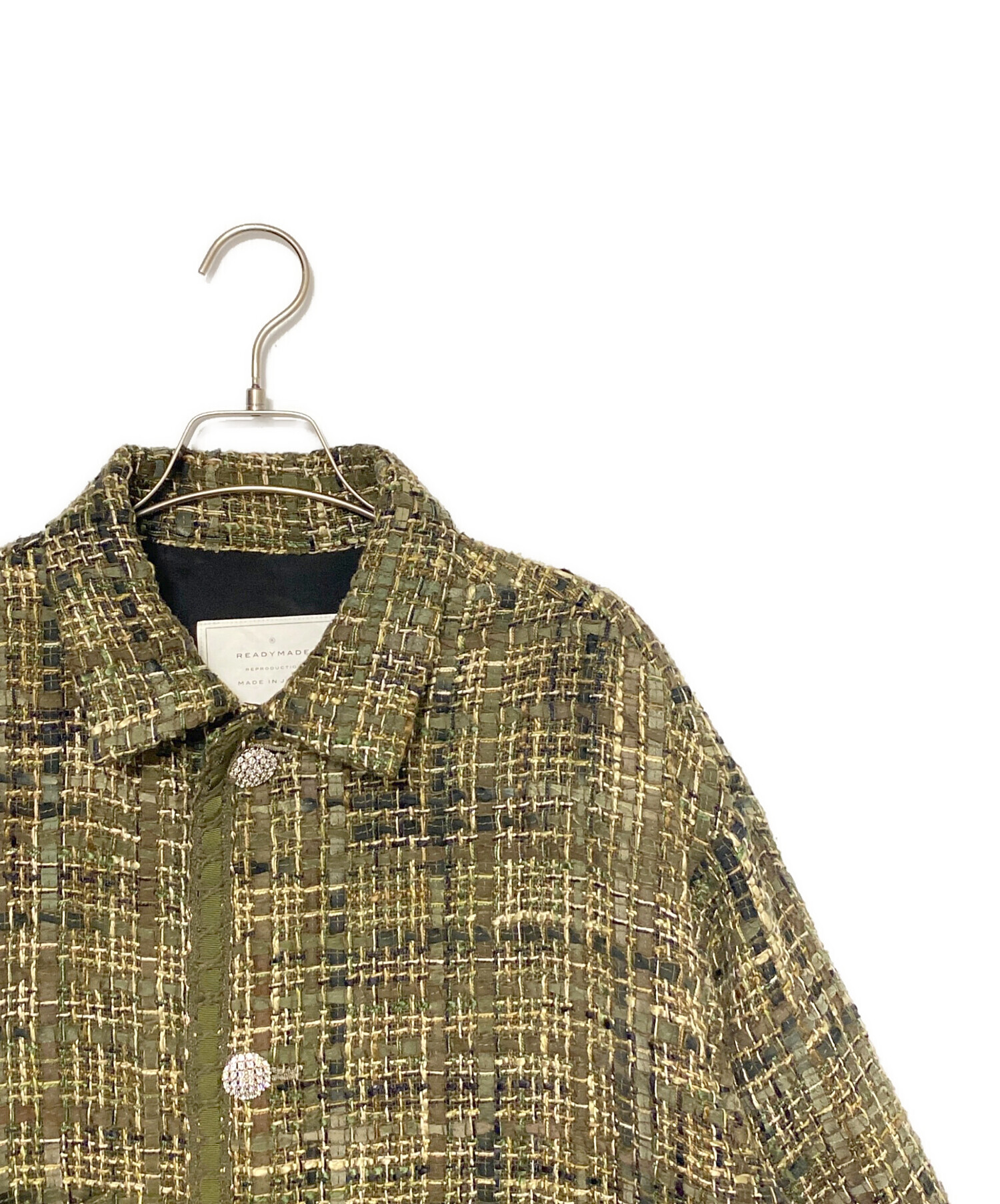 中古・古着通販】READYMADE (レディメイド) Tweed Shirt Jacket
