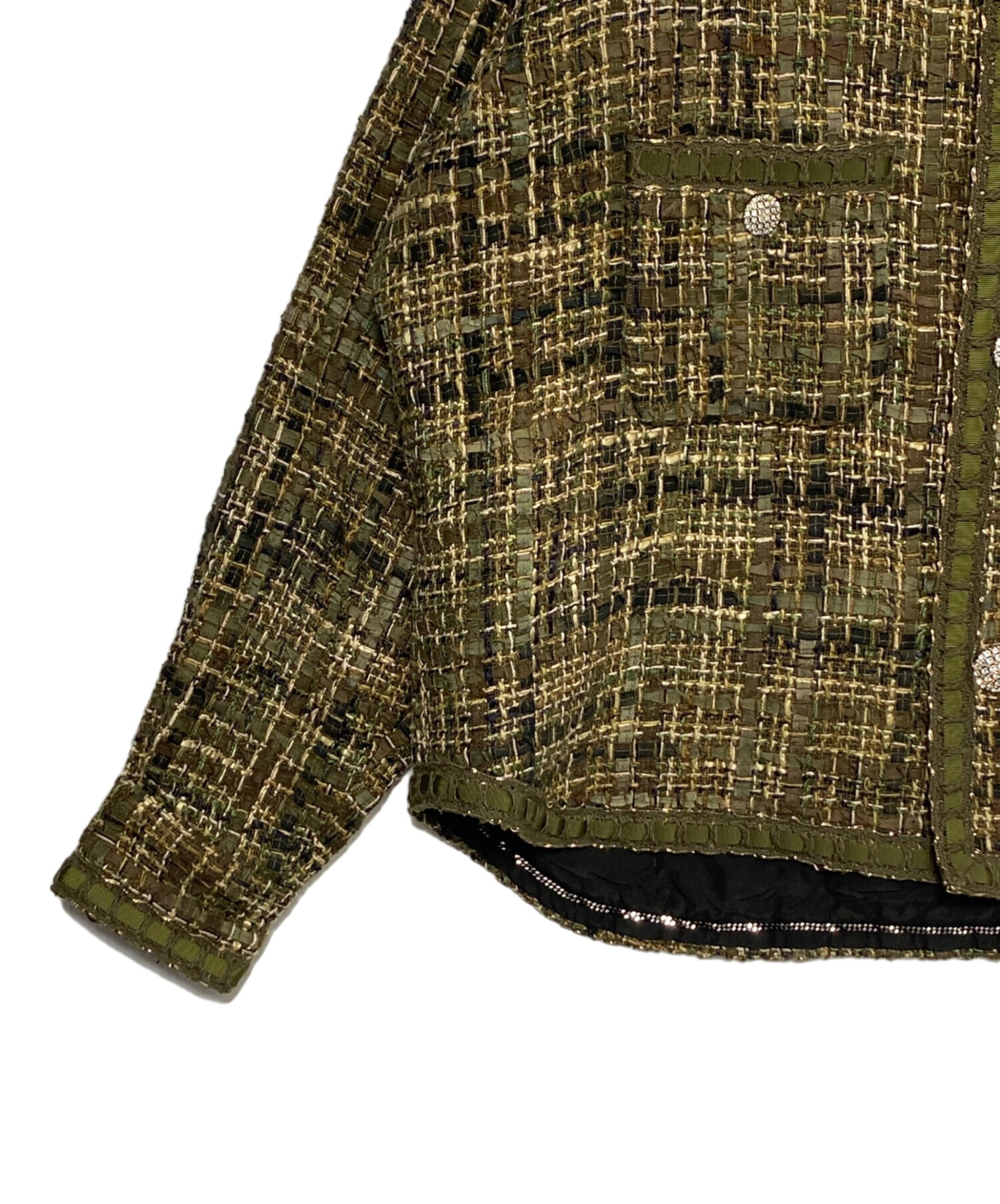 中古・古着通販】READYMADE (レディメイド) Tweed Shirt Jacket