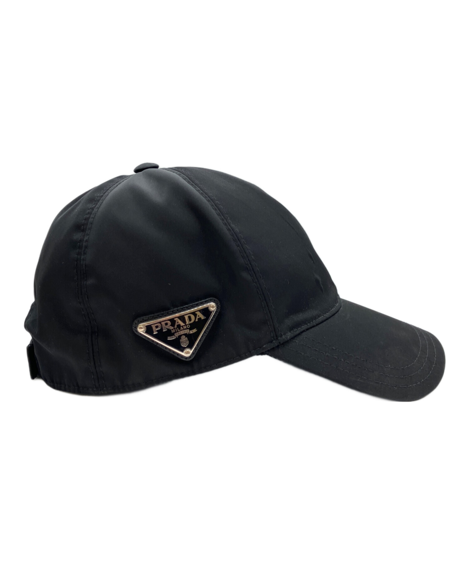 中古・古着通販】PRADA (プラダ) ベースボールキャップ ブラック 