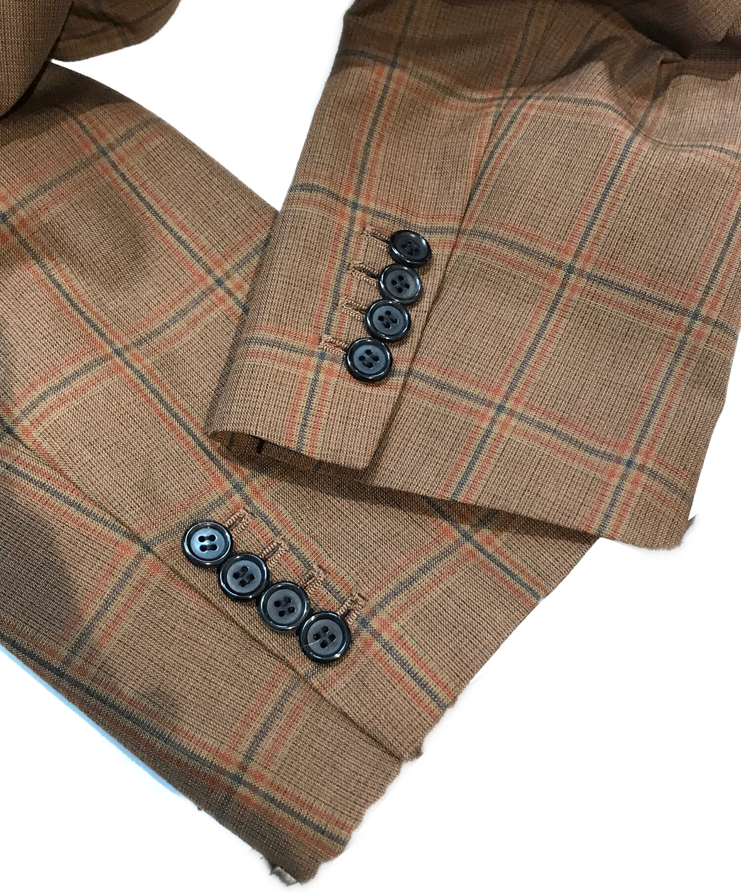 中古・古着通販】INSCRIRE (アンスクリア) TAILORED JACKET ブラウン