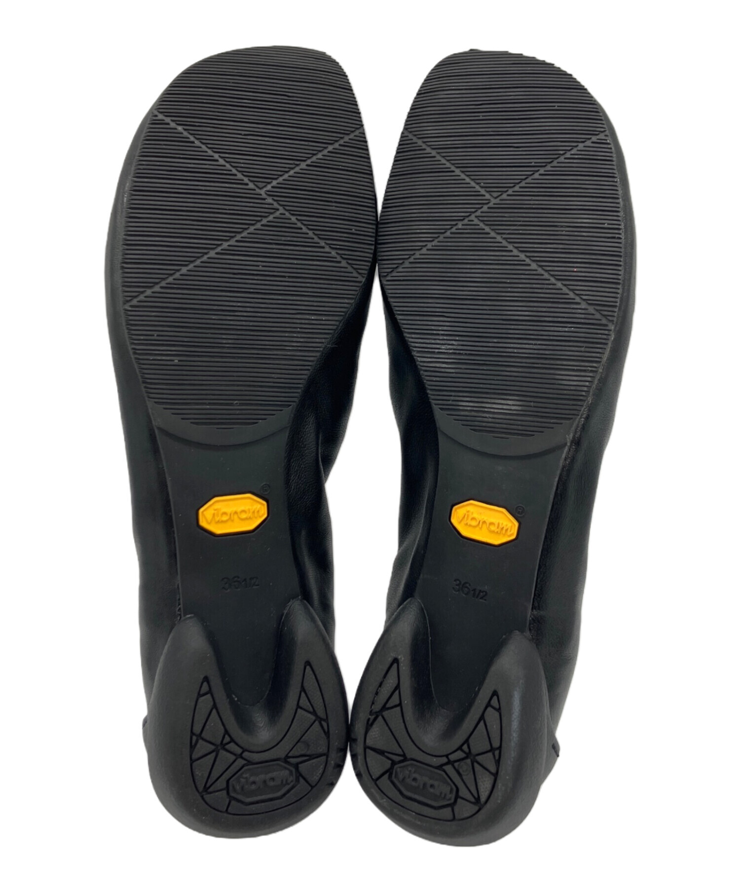 中古・古着通販】SHISEI (シセイ) GATHER BALLET ブラック サイズ:36 1